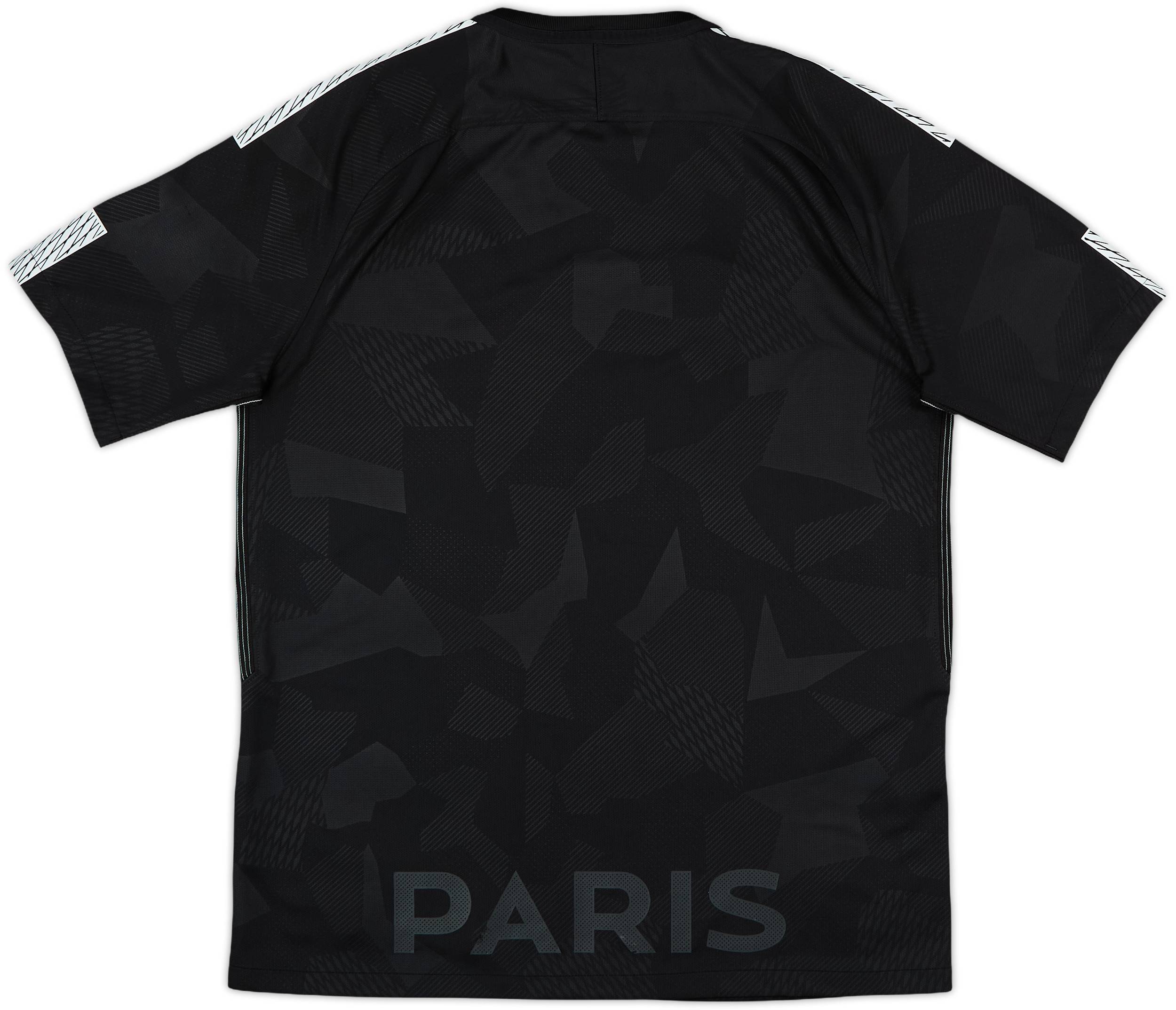 Paris Saint-Germain ブラックシャツ 美品 PARIS SAINT-GERMAIN ブラックTシャツ メンズ Lサイズ