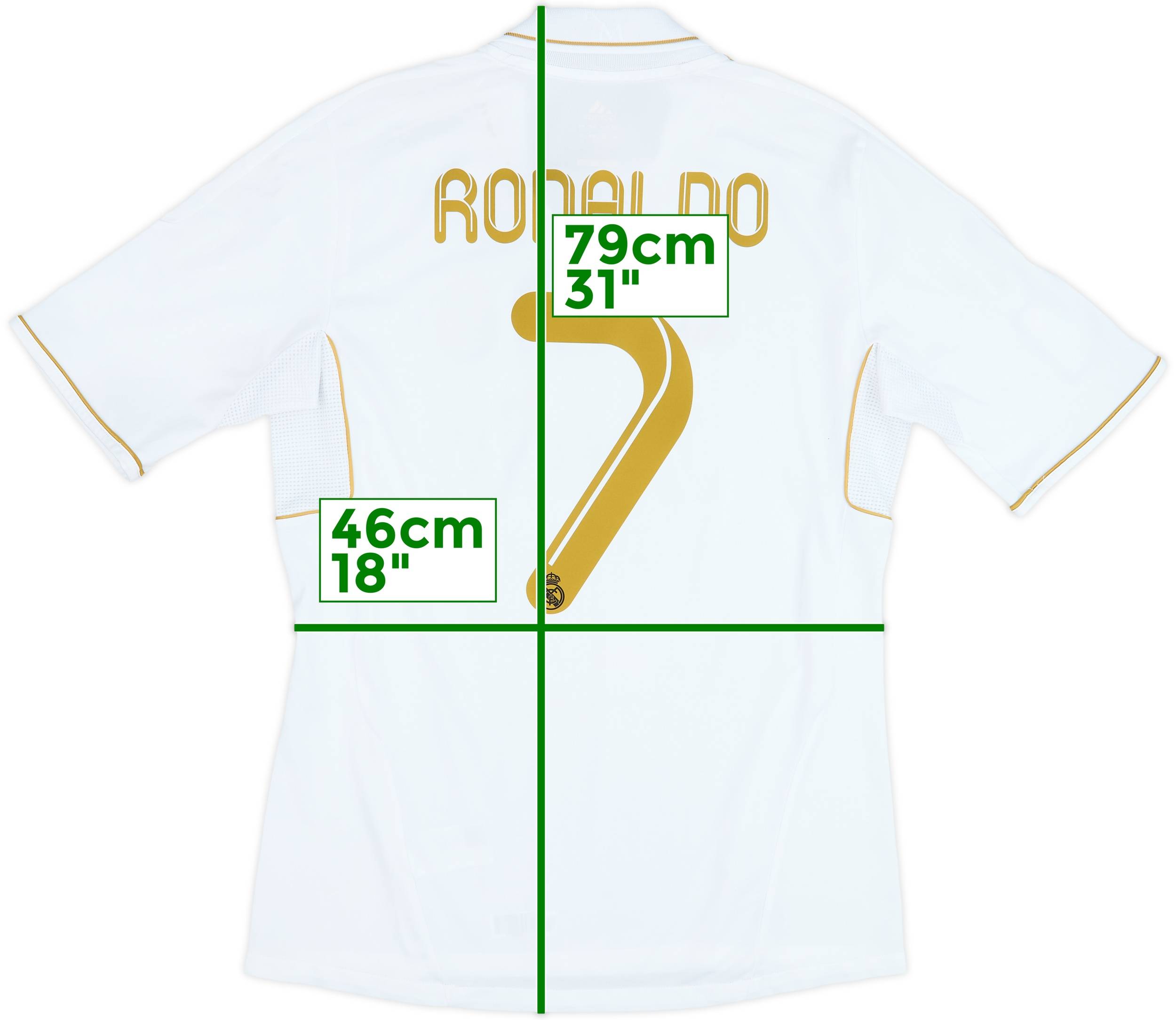 2011-12 Real Madrid Home Shirt Ronaldo #7 - 7/10 - (M)