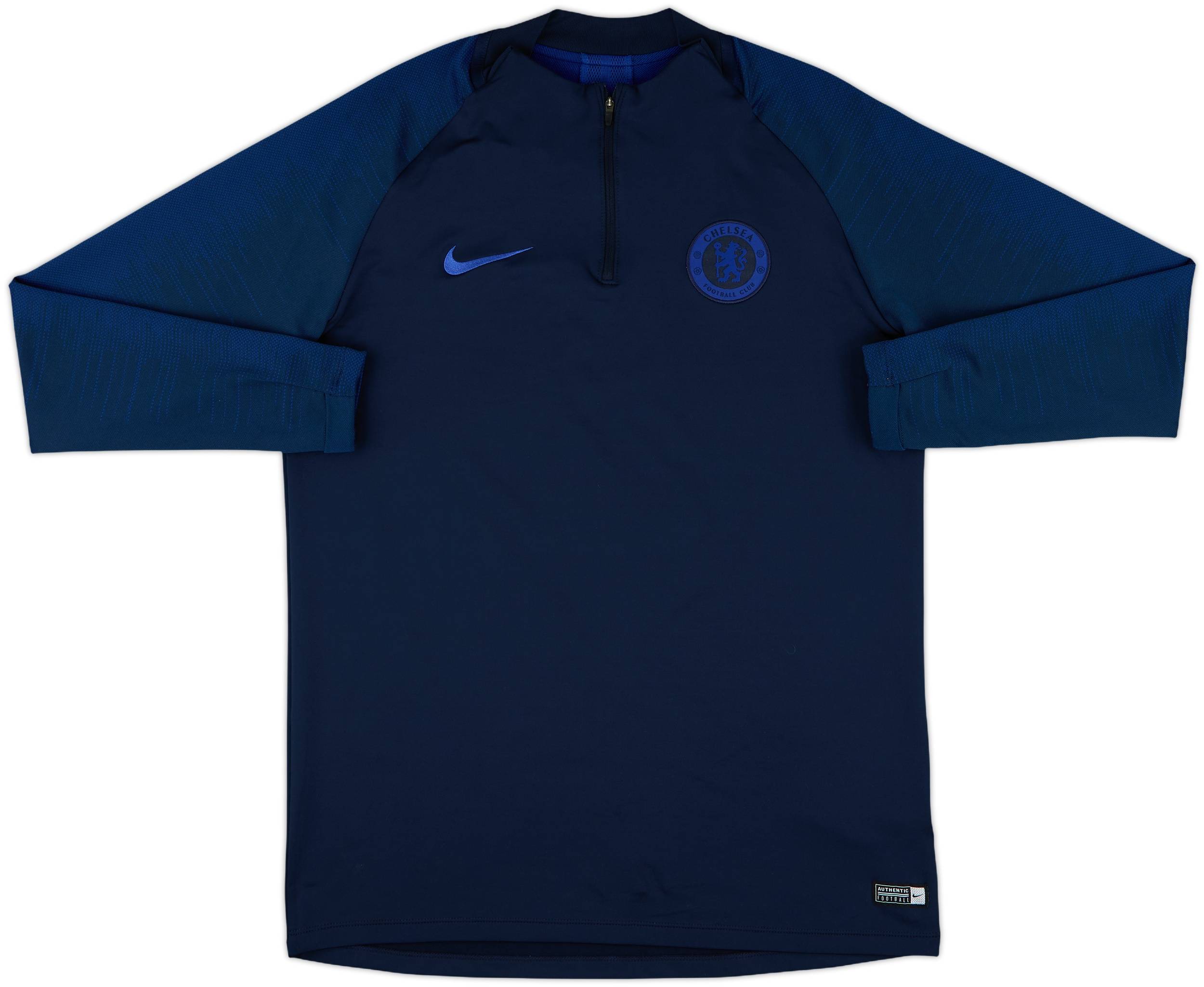 2019-20 Chelsea Nike 1/4 Zip Drill Top - 9/10 - (L)