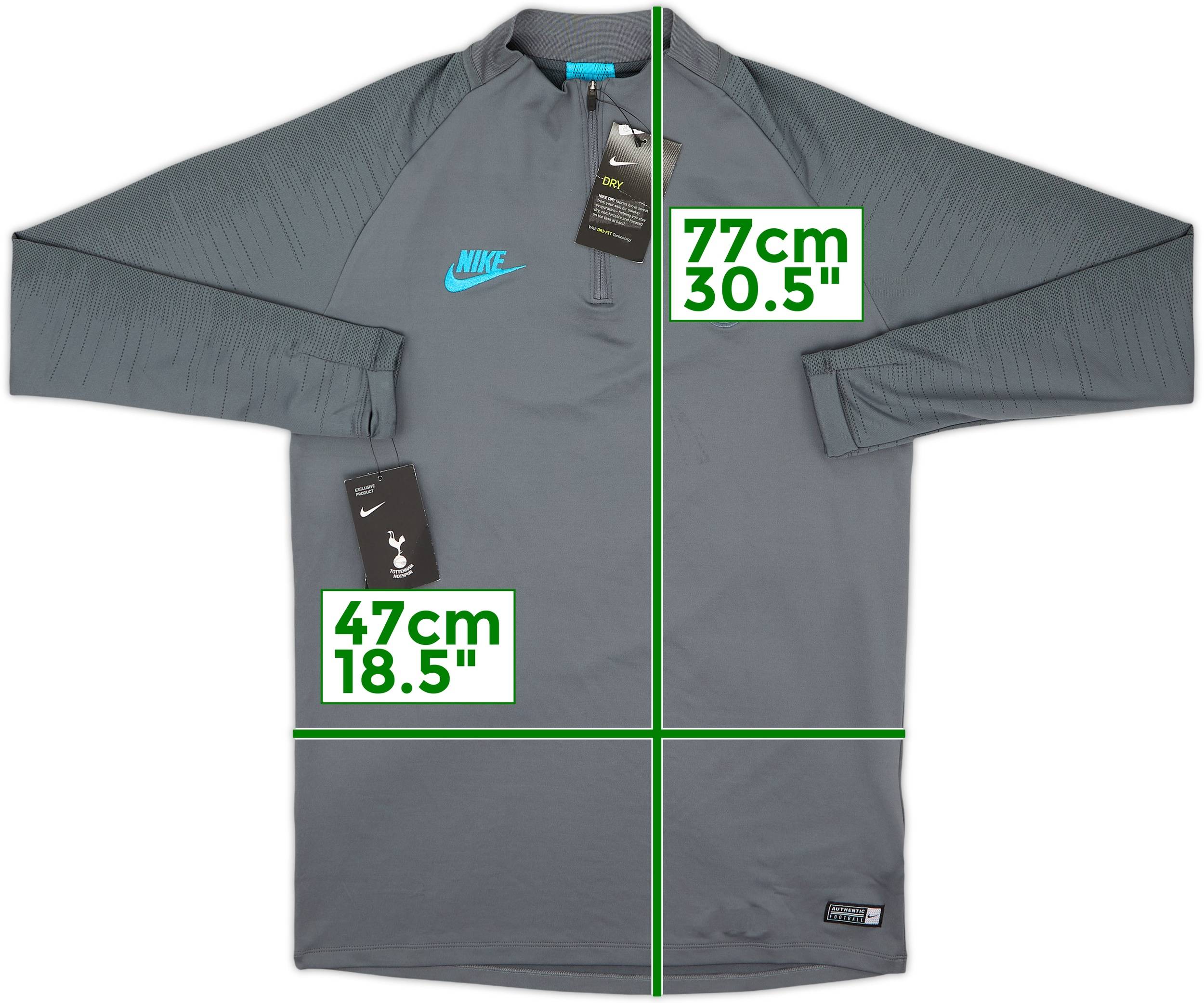 2019-20 Tottenham Nike 1/4 Zip Drill Top (M)