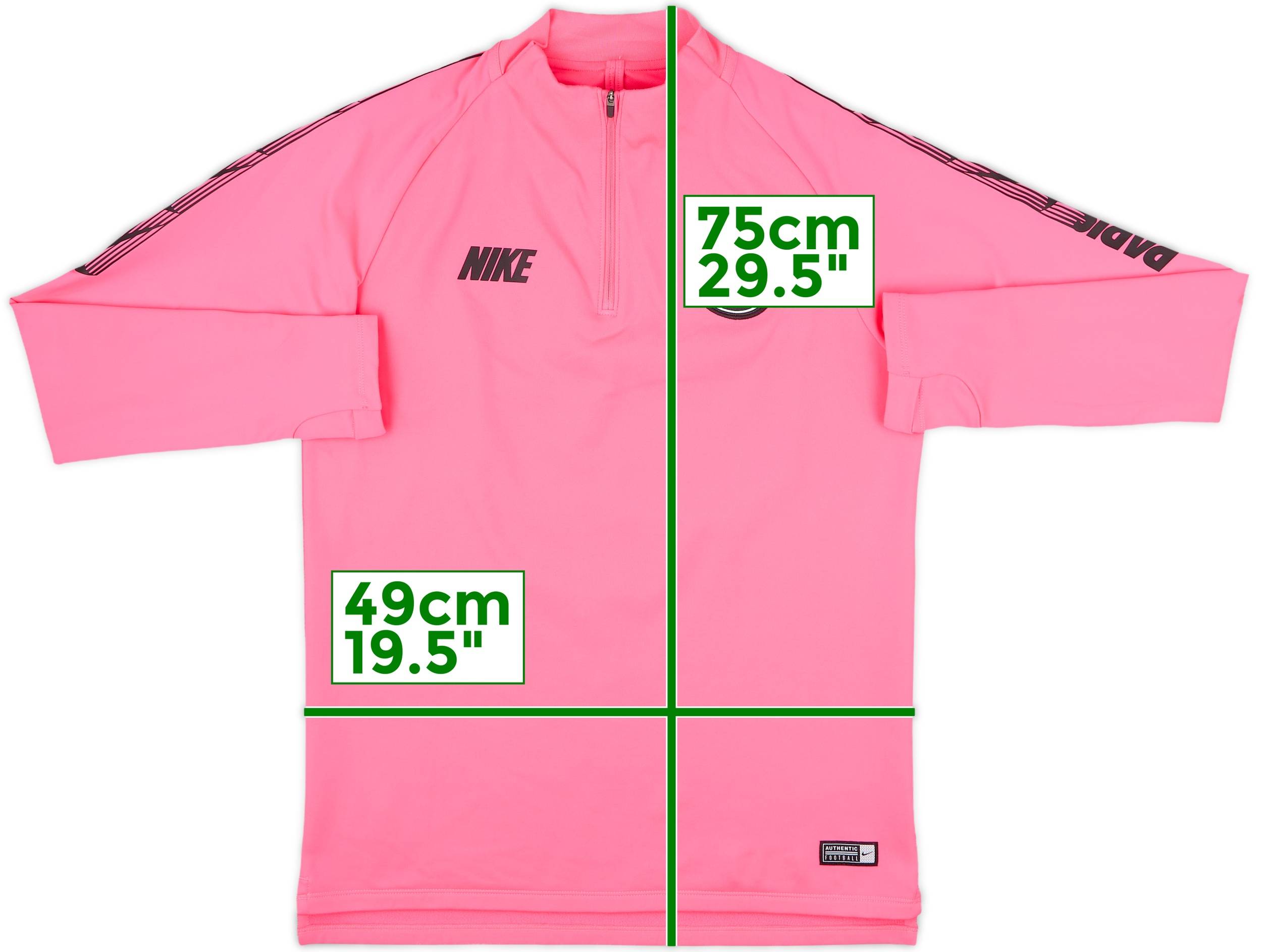 [希少]19/20 Paris Saint-Germain NIKE 2019-20 Paris Saint-Germain Nike 1/4 Zip Training Top - 8/10