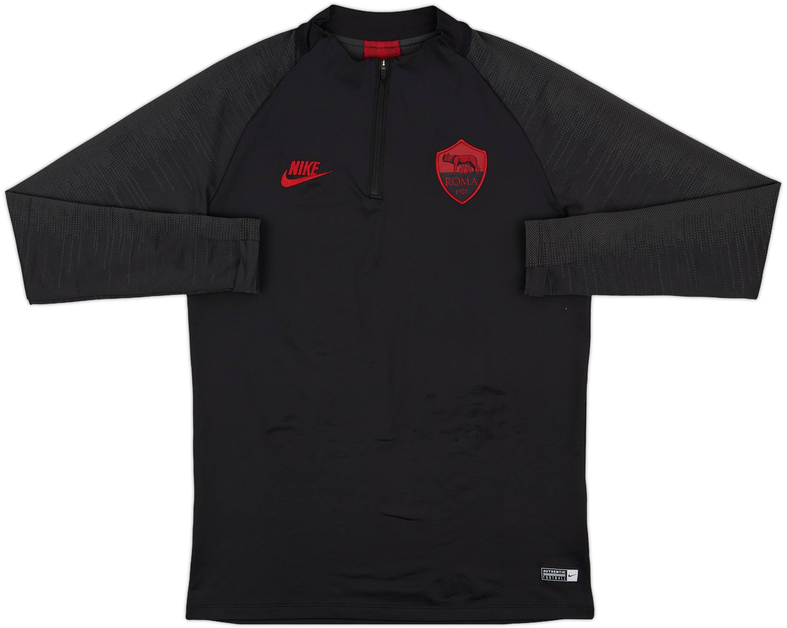2019-20 Roma Nike 1/4 Zip Training Top - 7/10 - (M)