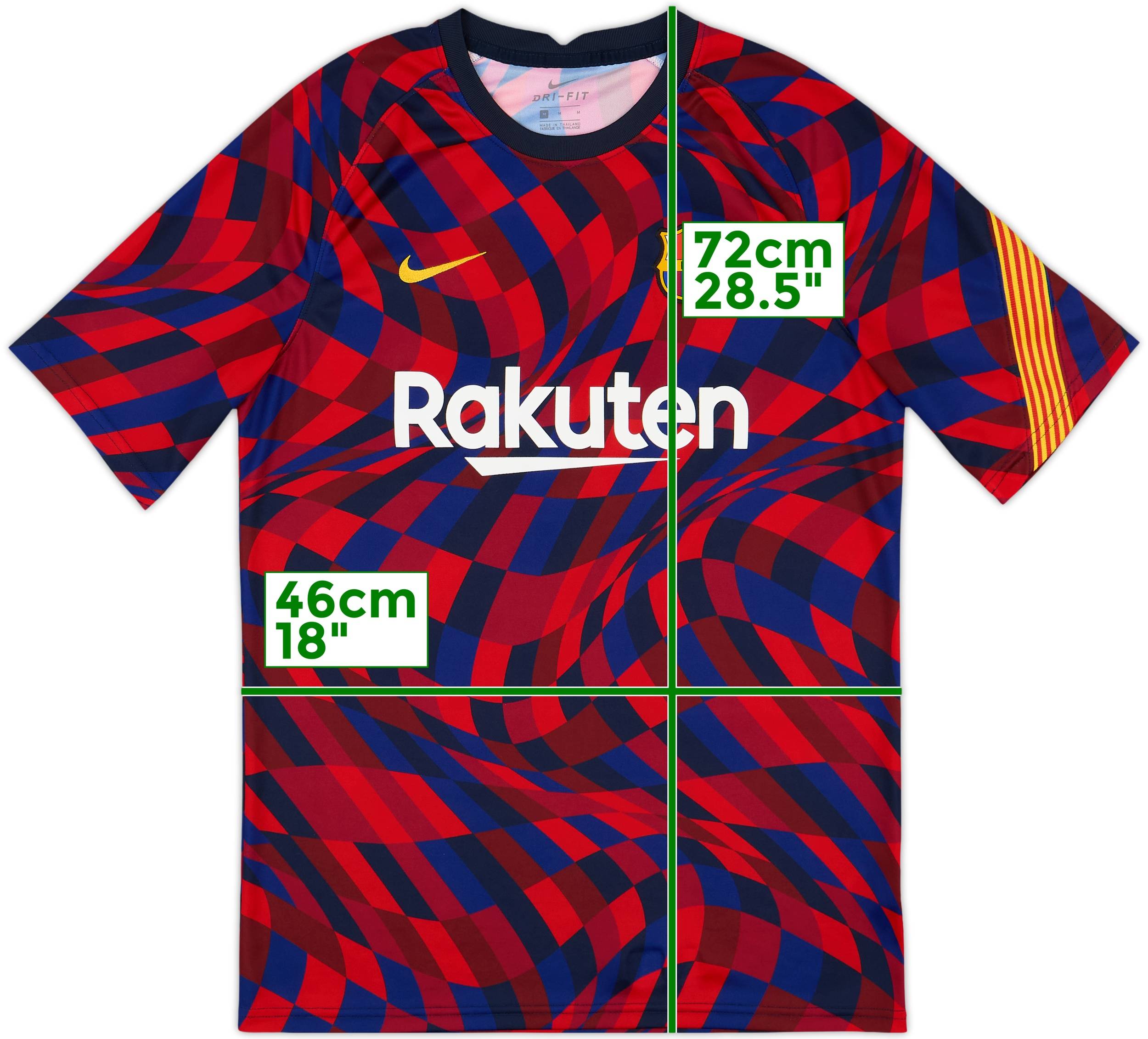 2020-21 Barcelona Nike Training Shirt - 10/10 - (M)