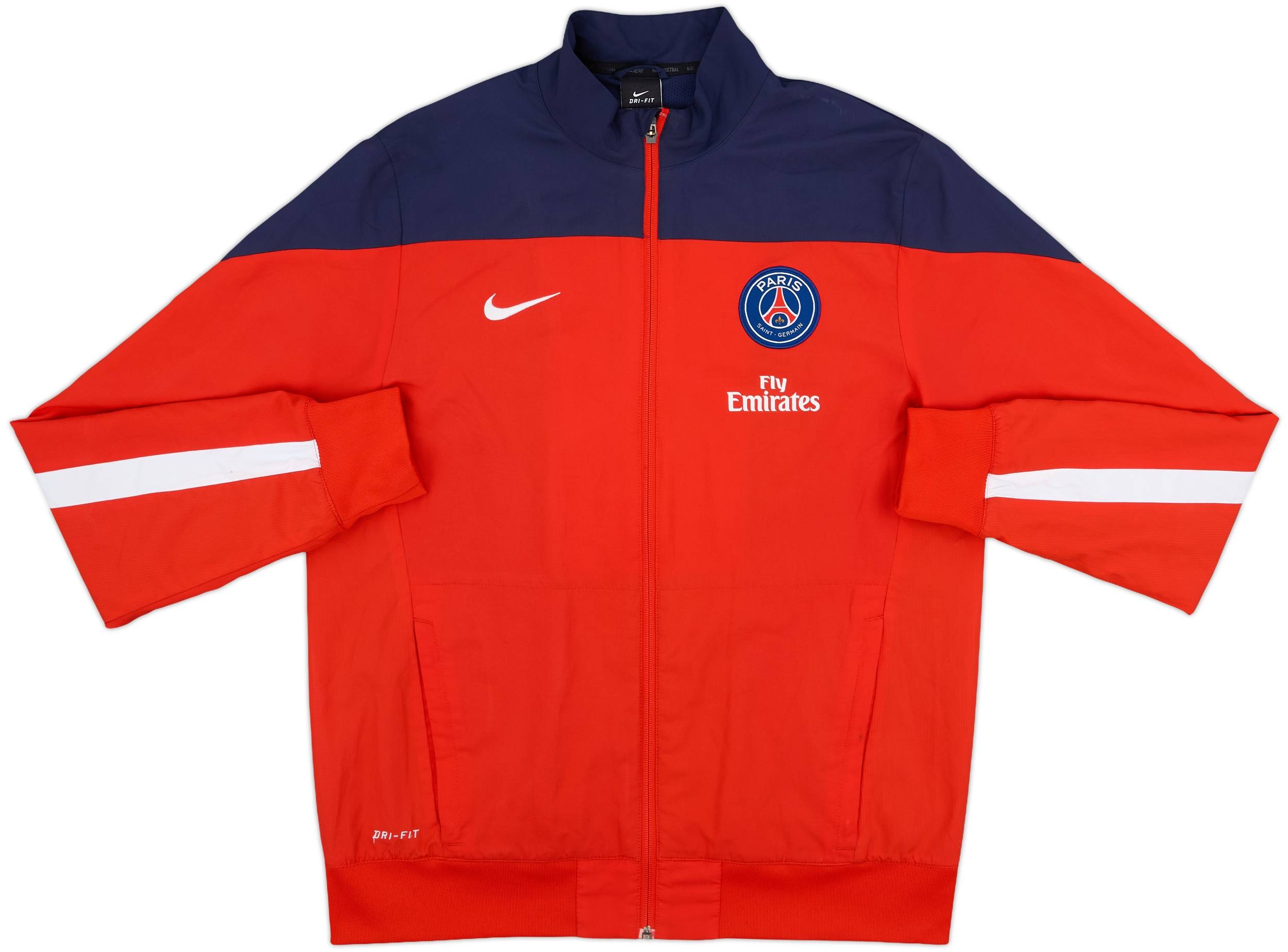 2014-15 Paris Saint-Germain Nike Track Jacket - 8/10 - (M)