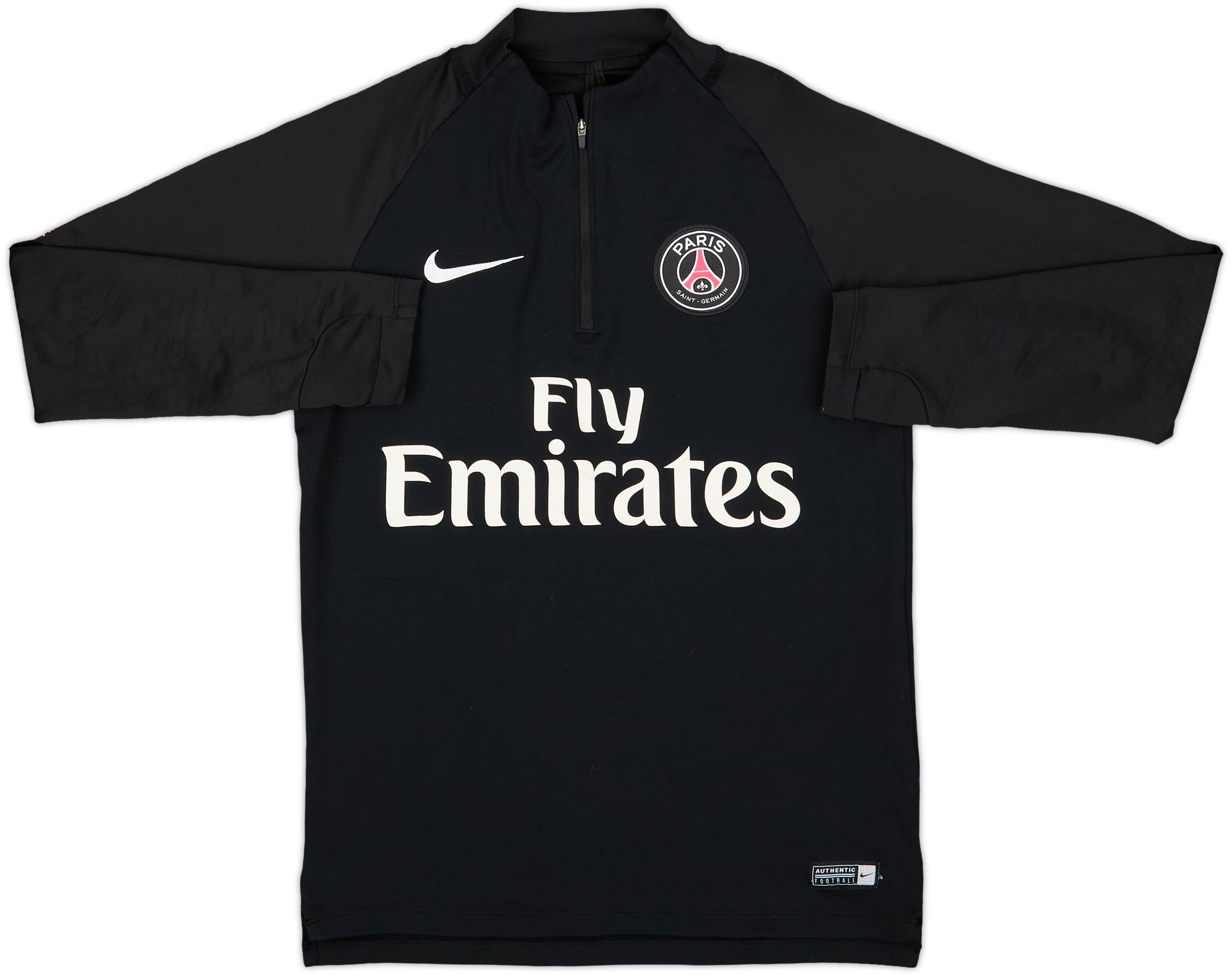 2018-19 Paris Saint-Germain Nike 1/4 Zip Training Top - 8/10