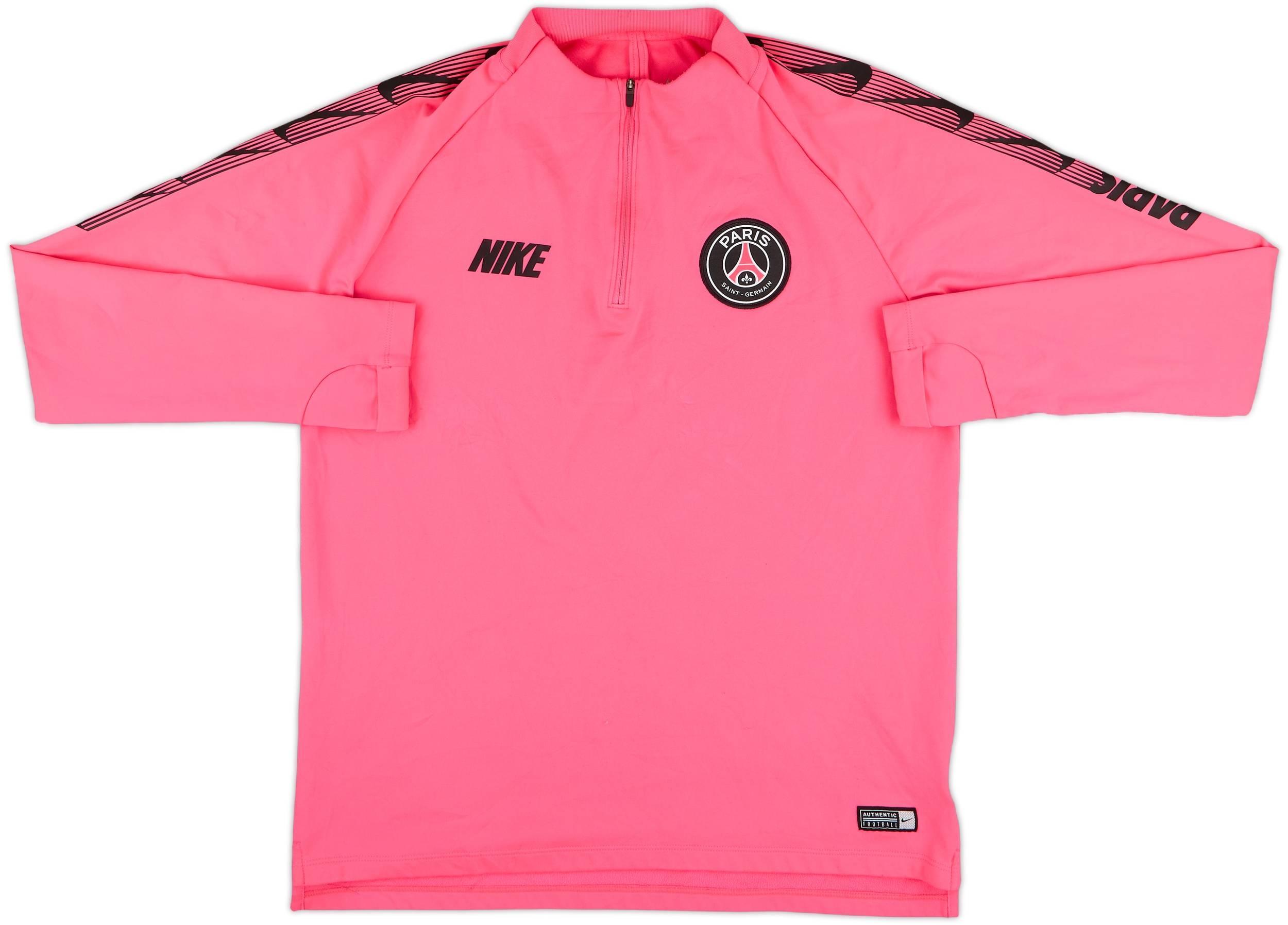 2019-20 Paris Saint-Germain Nike 1/4 Zip Training Top - 8/10