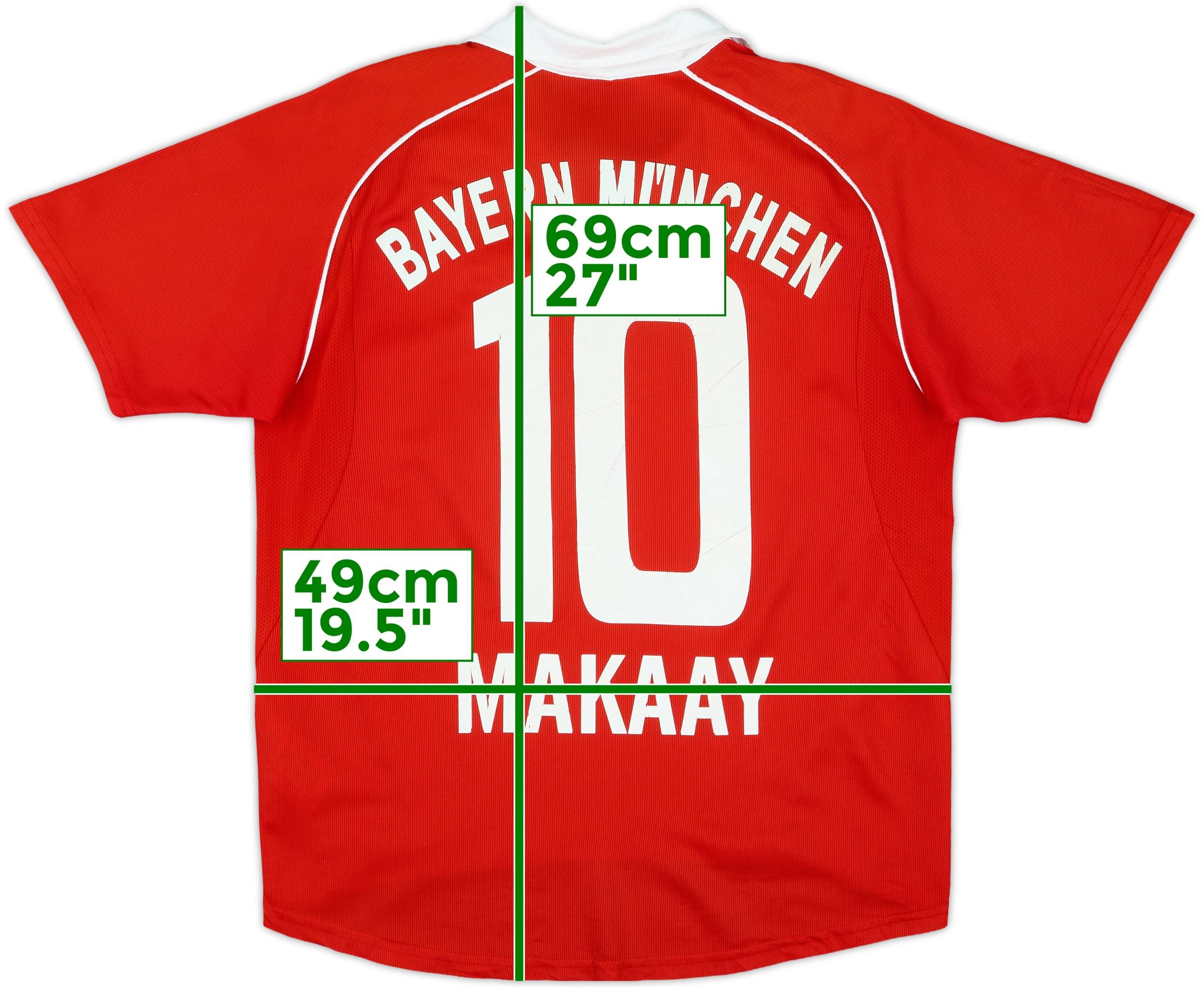 2005-06 Bayern Munich Home Shirt Makaay #10 - 6/10 - (L.Boys)