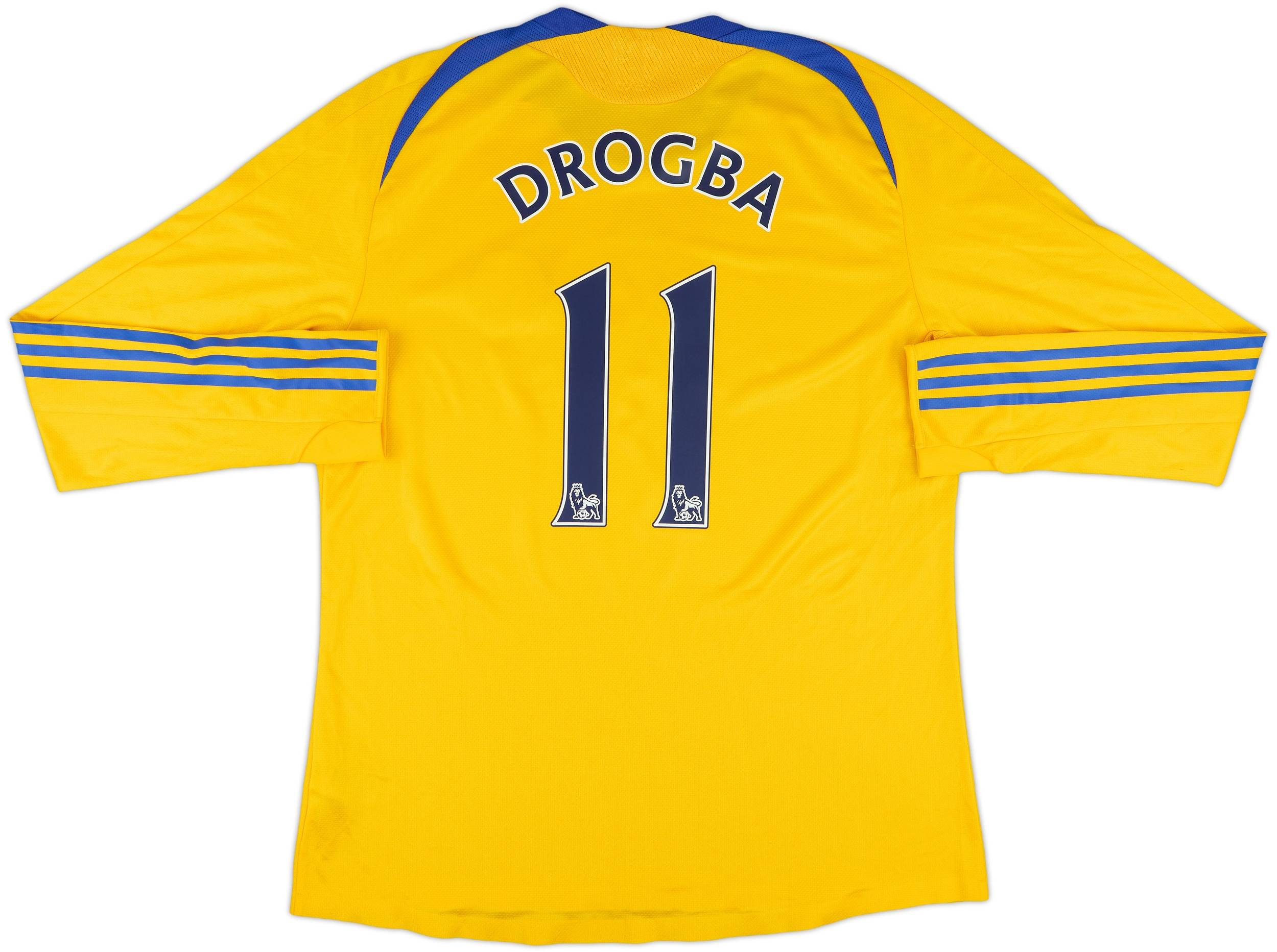 2008-09 Chelsea Player Issue Third L/S Shirt Drogba #11 - 9
