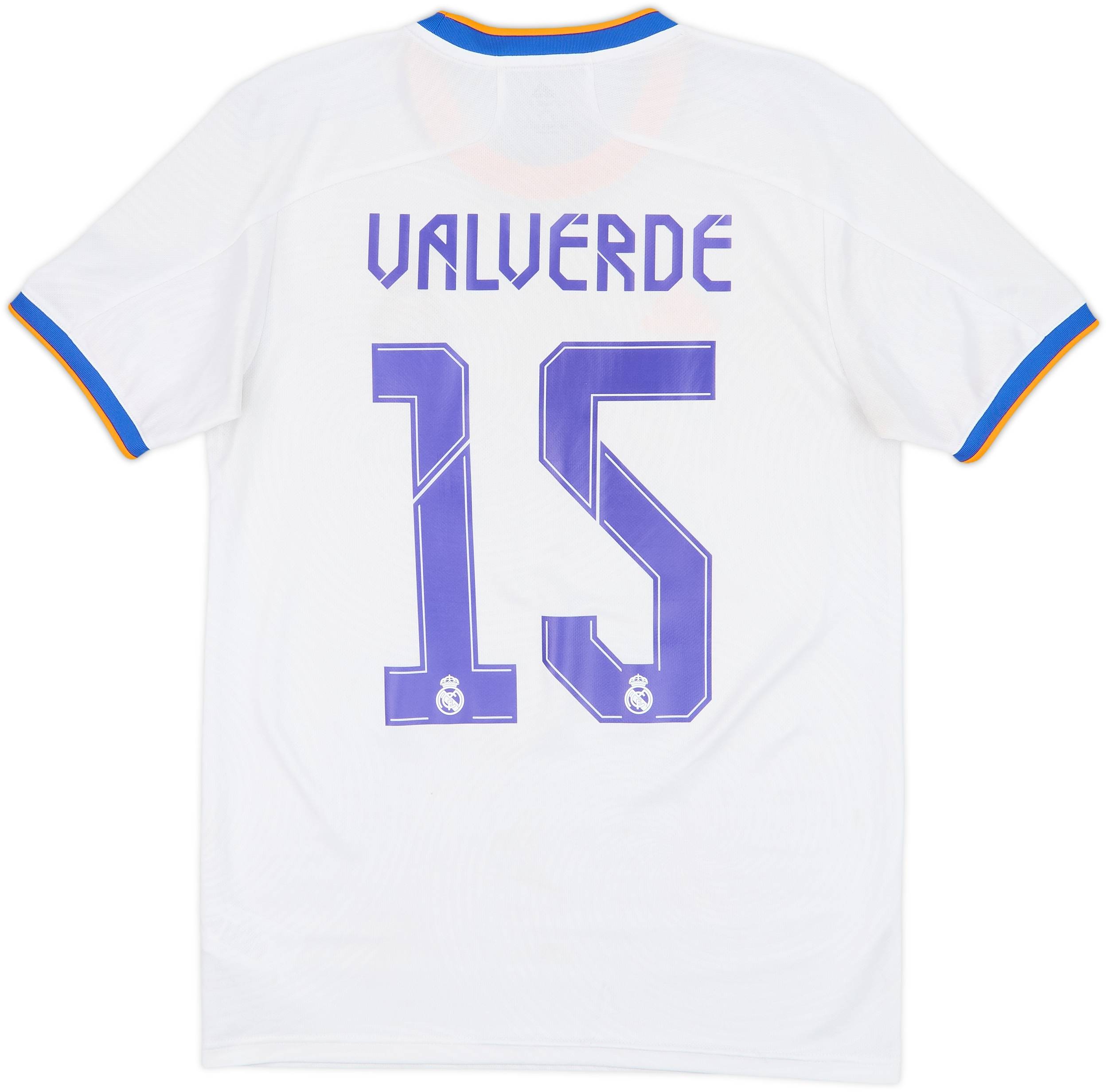レアル・マドリード VALVERDE 15 シャツ 2023-24 Real Madrid Authentic Home CL Shirt Valverde #15 (3XL)