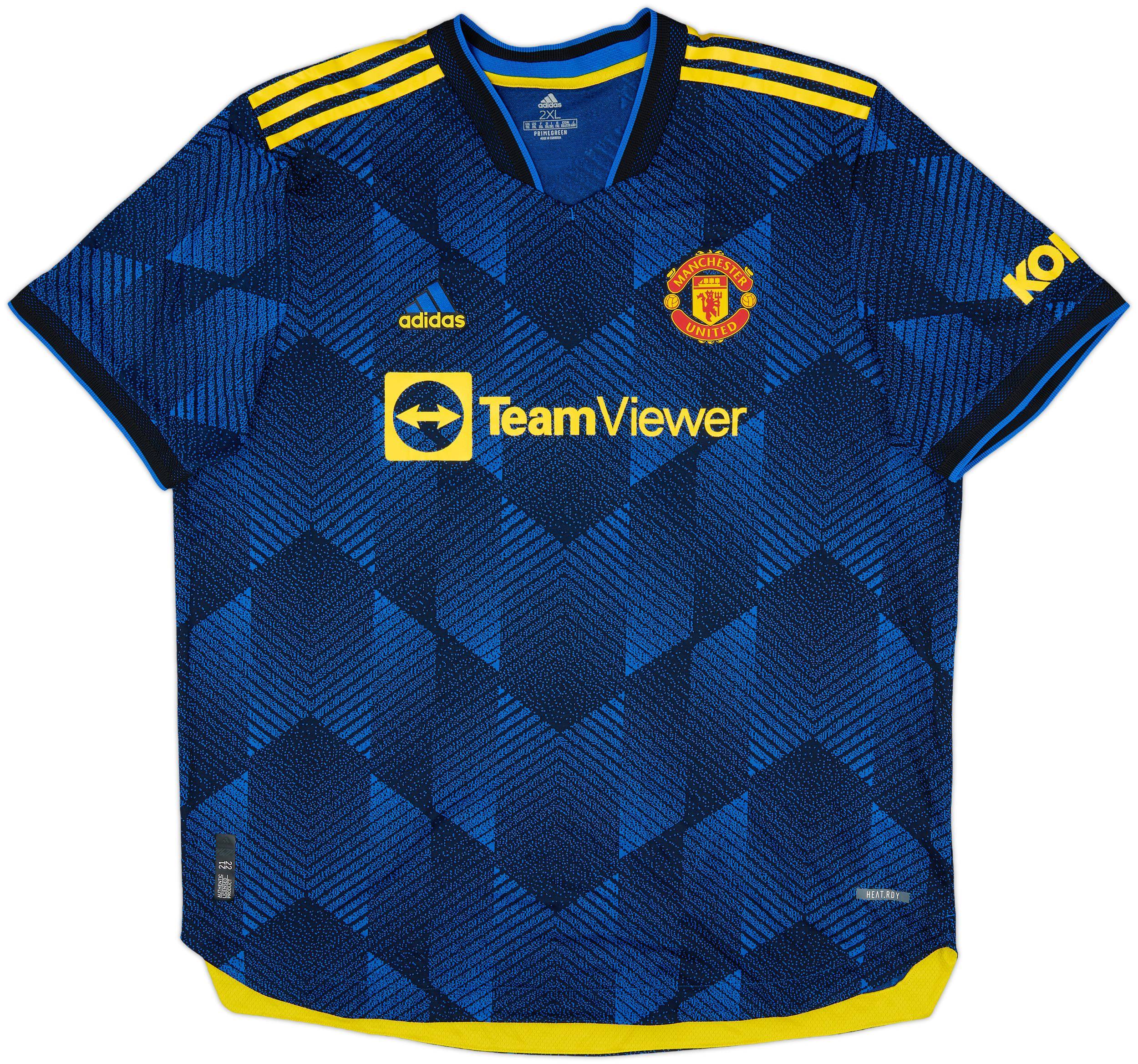 2021-22 Manchester United Authentic Third Shirt Cavani #21