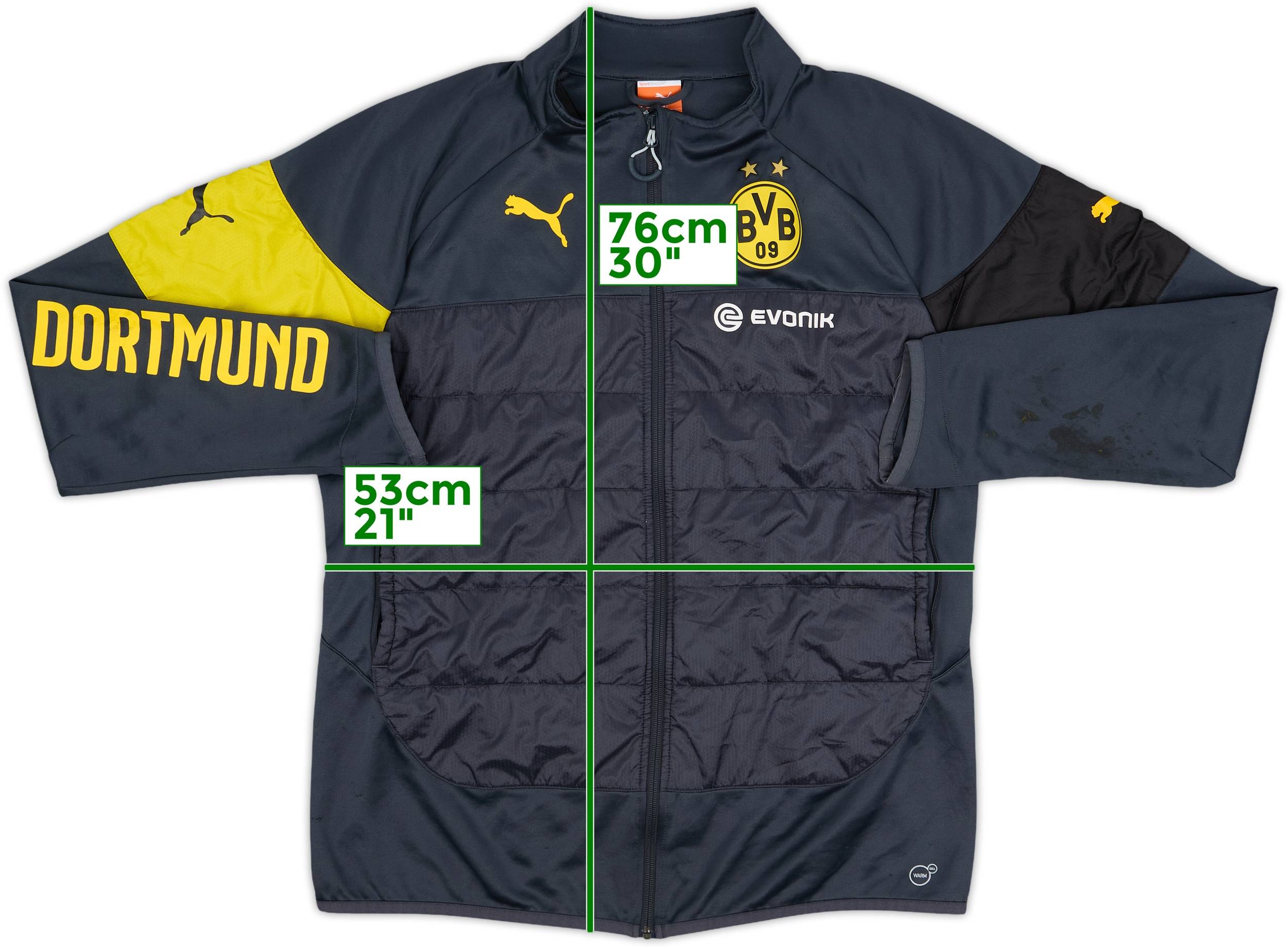 2016-17 Borussia Dortmund Puma Track Jacket - 8/10 - (L)