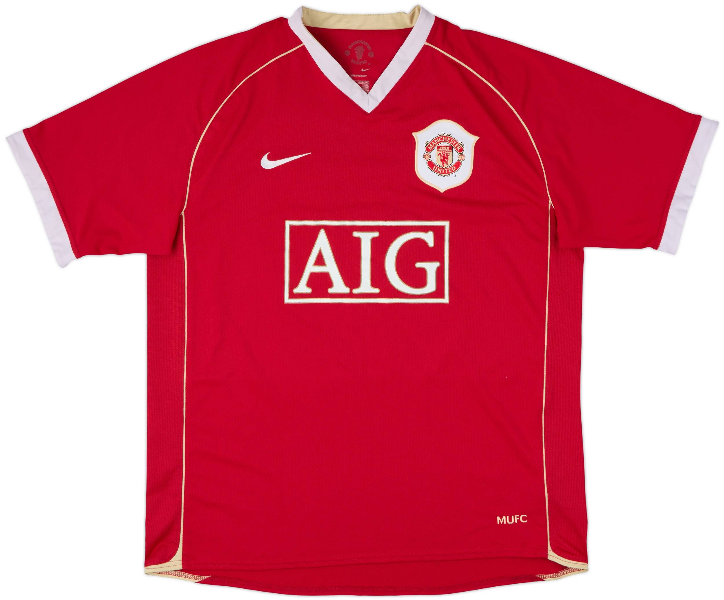 ウェア Manchester United #5 FERDINAND vodafone 2002-2003-2004 Manchester United Manutd Jersey Shirt Home