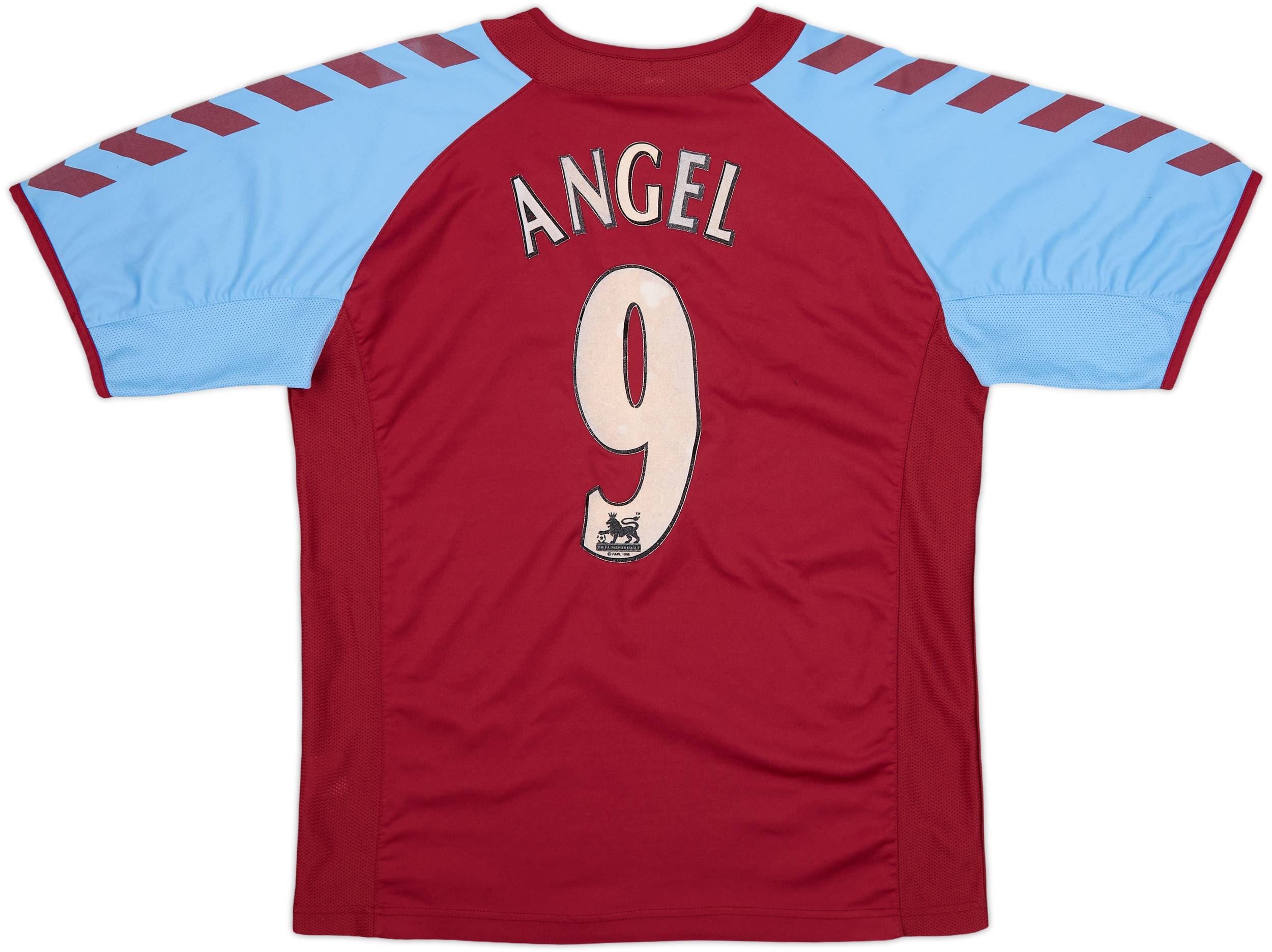 2004-05 Aston Villa Home Shirt Angel #9 - 5/10 - (S)