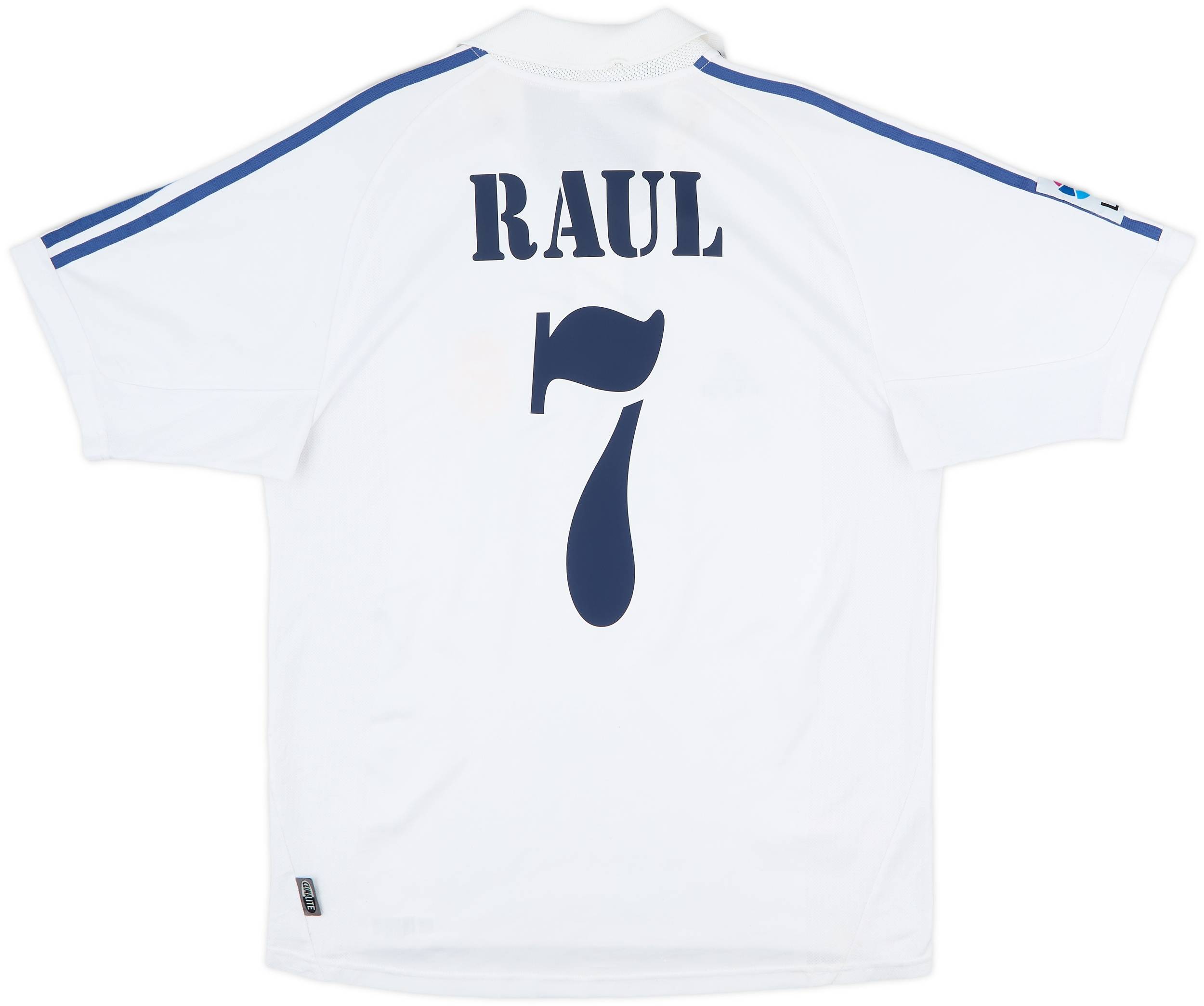 レアル・マドリード RAUL 7番 シャツ 2001 Real Madrid Home Shirt Raul #7 - 6/10 - (M)