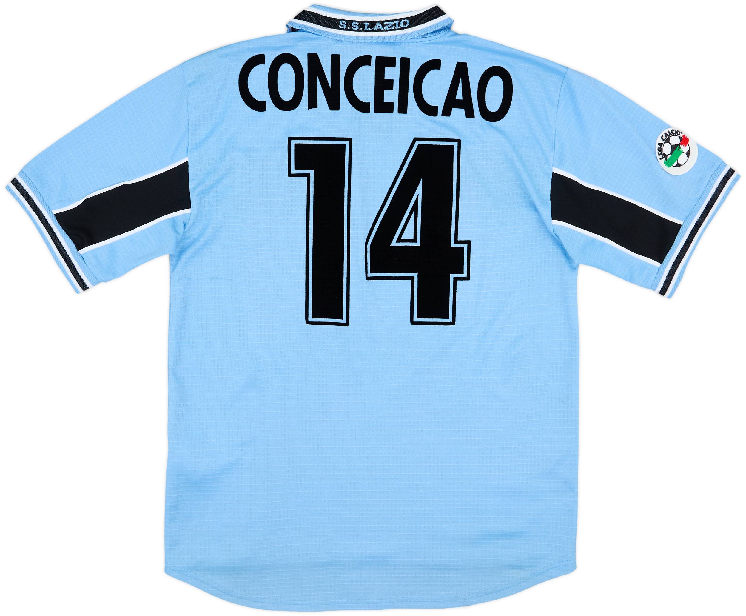 1998-00 Lazio Home Shirt Conceicao #14 - 8/10 - (M)