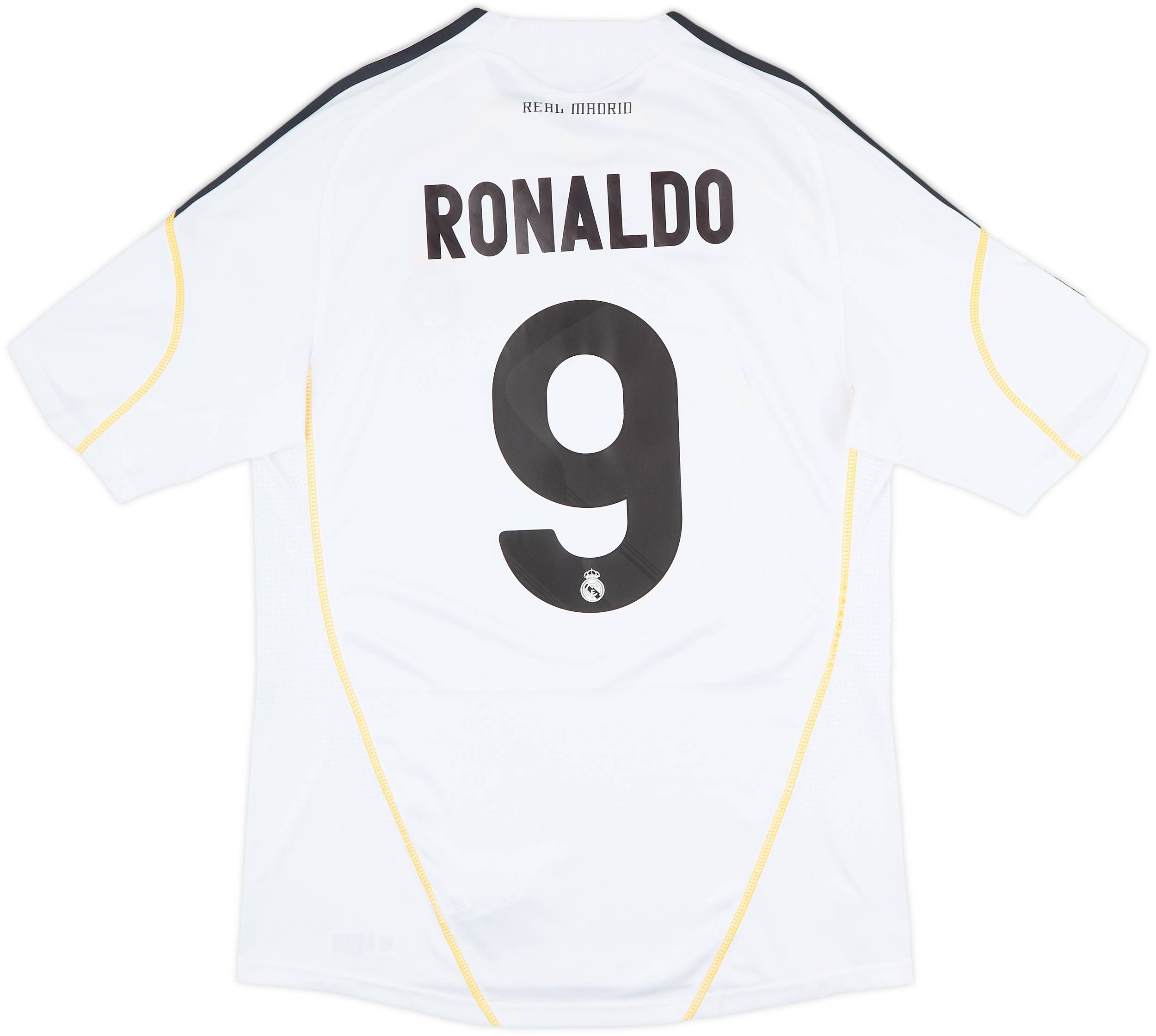REAL MADRID RONALDO 7番シャツ 2009-10 Real Madrid Home Shirt Ronaldo #9 - 7/10 - (M)
