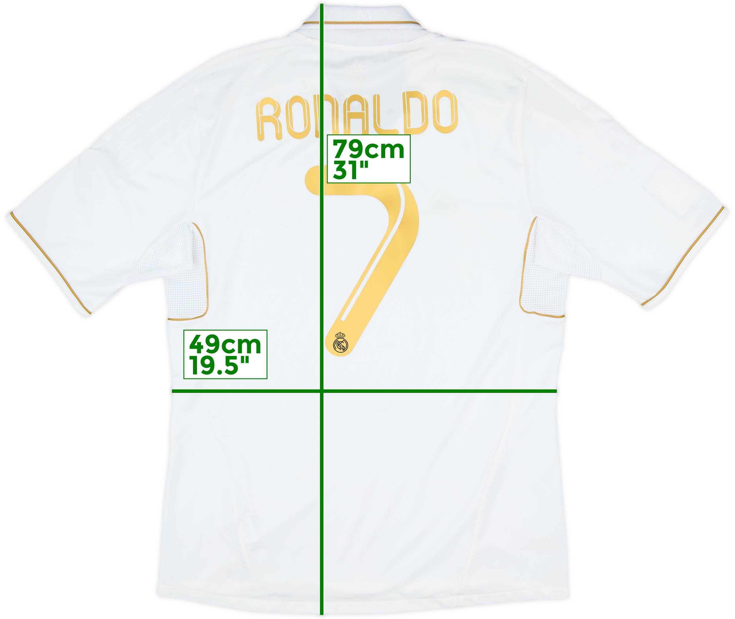 2011-12 Real Madrid Home Shirt Ronaldo #7 - 7/10 - (L)
