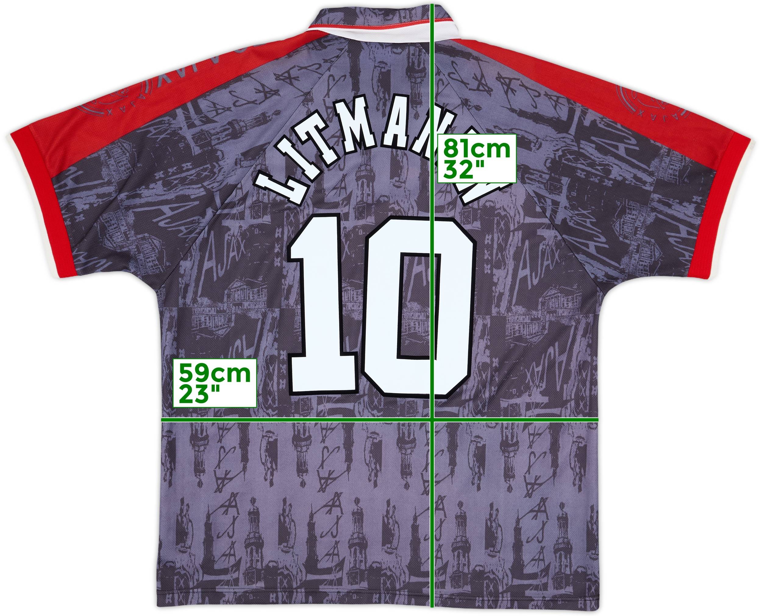 1996-97 Ajax Away Shirt Litmanen #10 - 10/10 - (XL)
