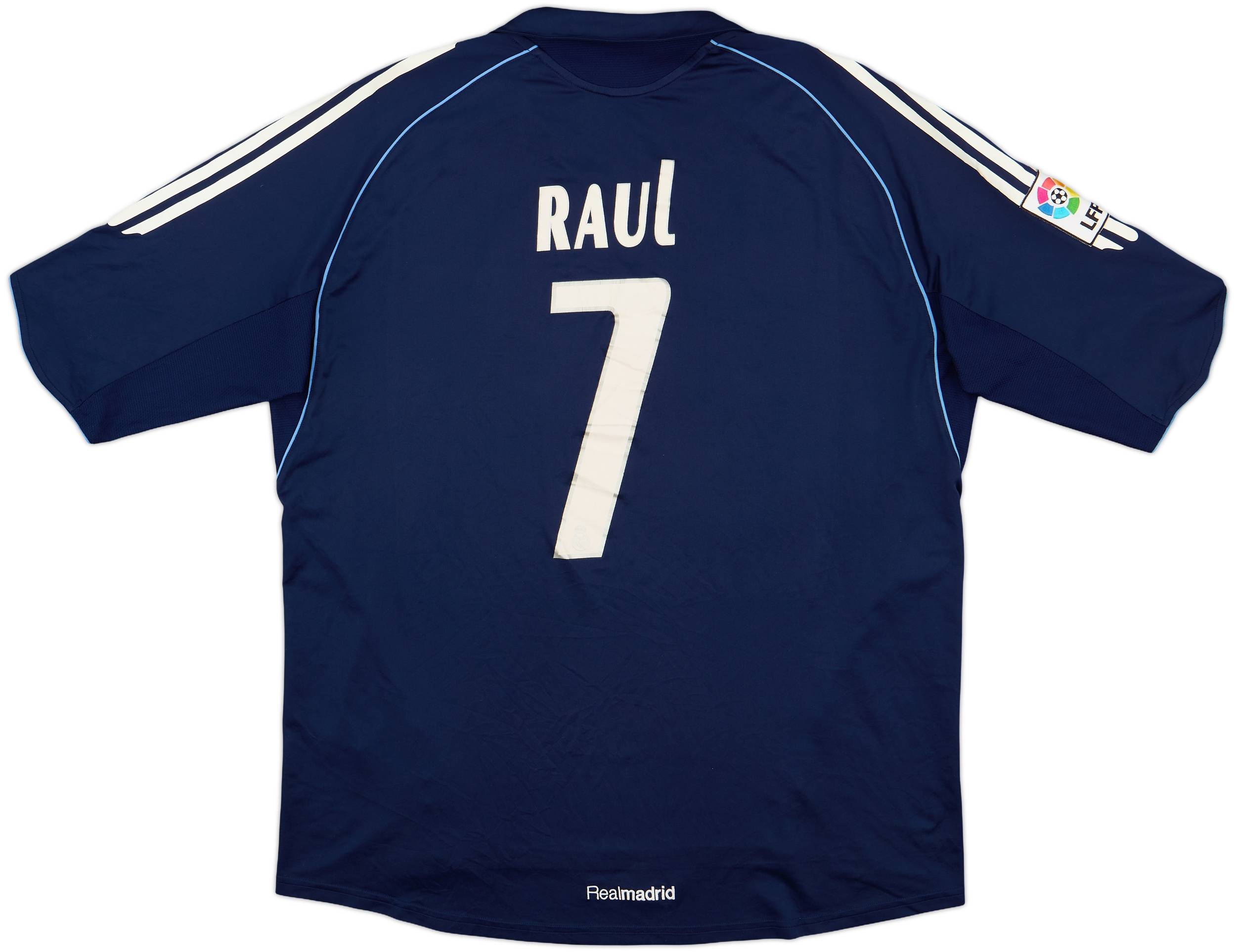 2005-06 Real Madrid Away Shirt Raul #7 - 8/10 - (XL)