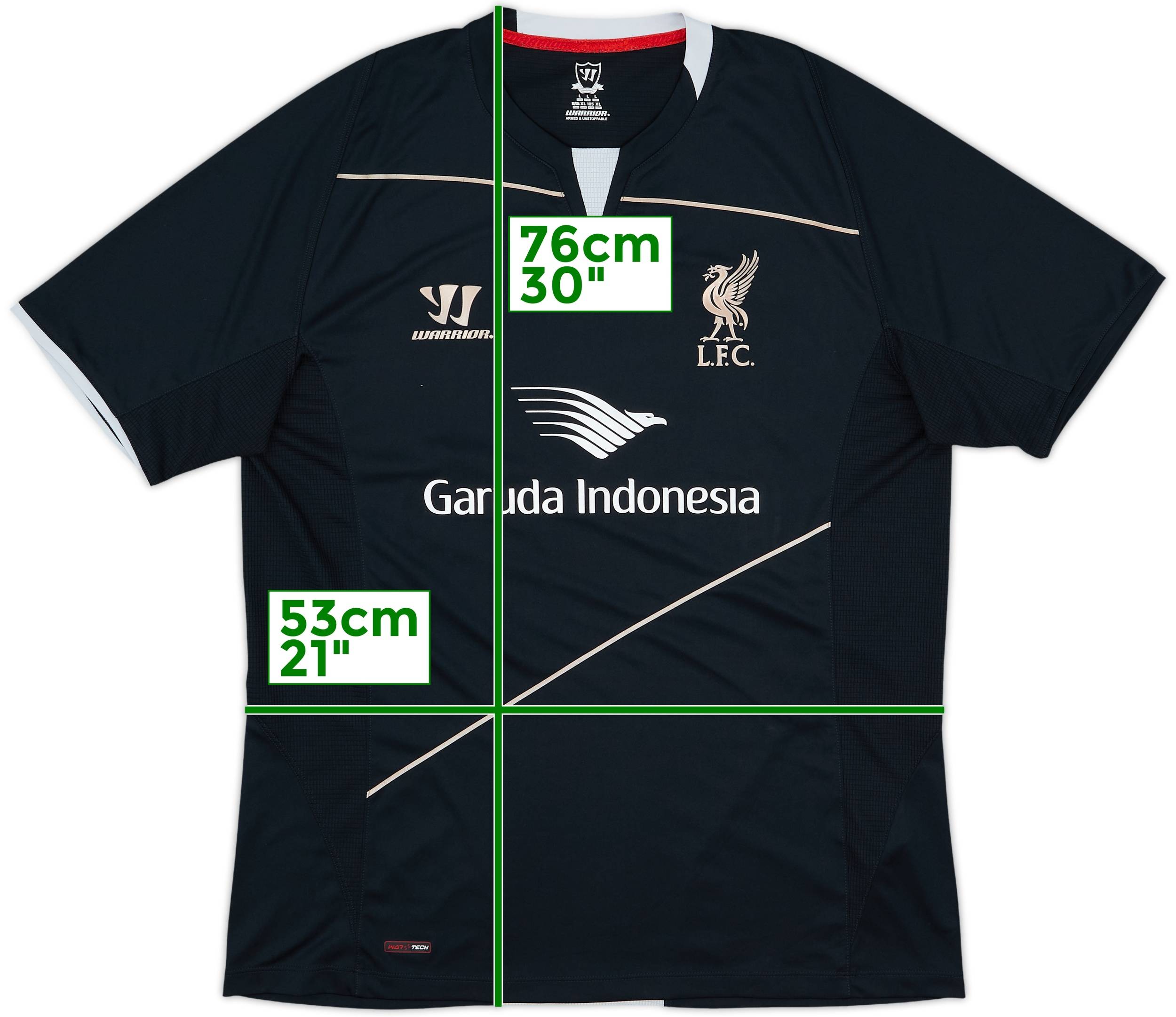 2013-14 Liverpool Warrior Training Shirt - 10/10 - (L)