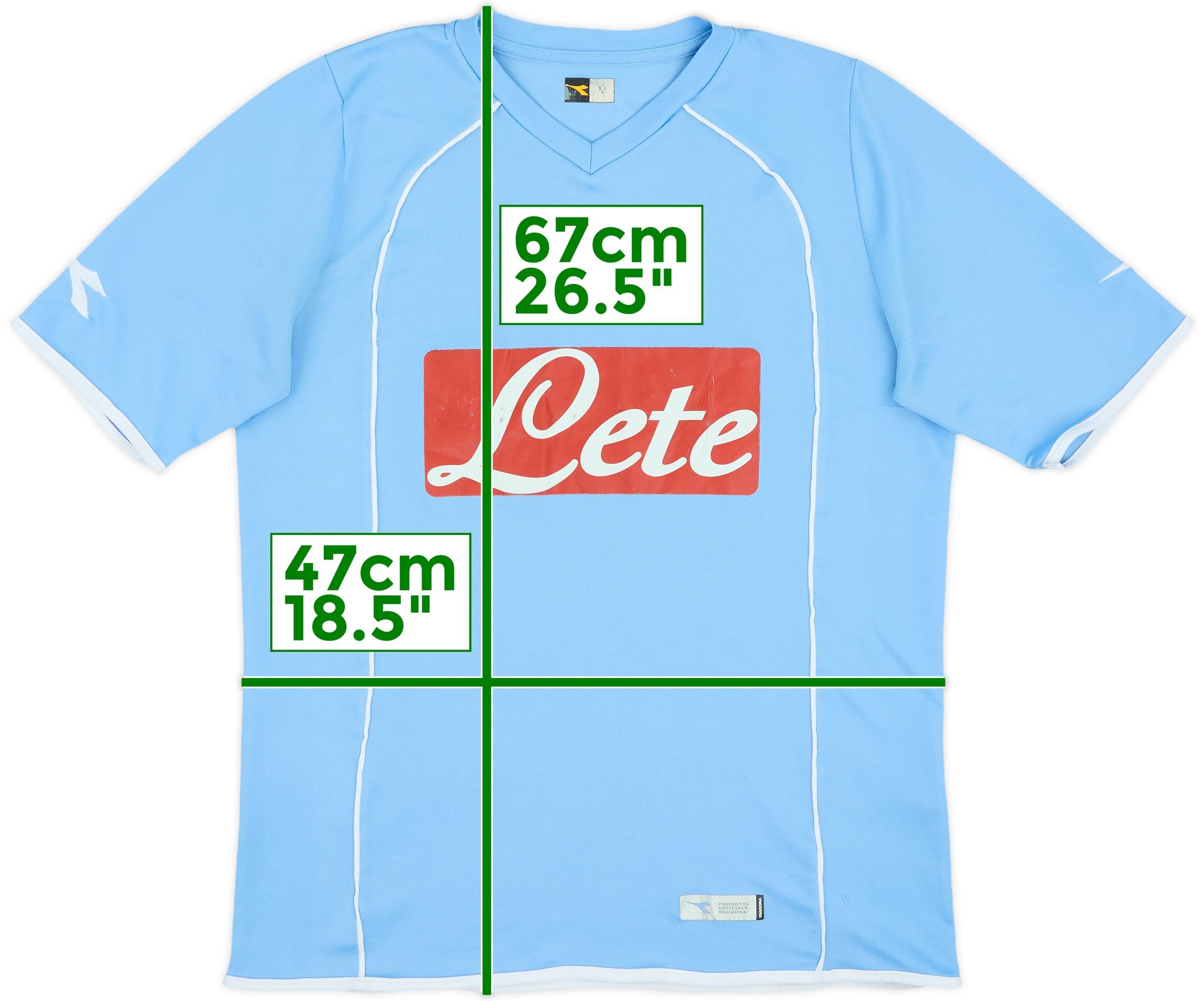 NAPOLINです 2006-07 Napoli Home Shirt - 6/10 - (M)