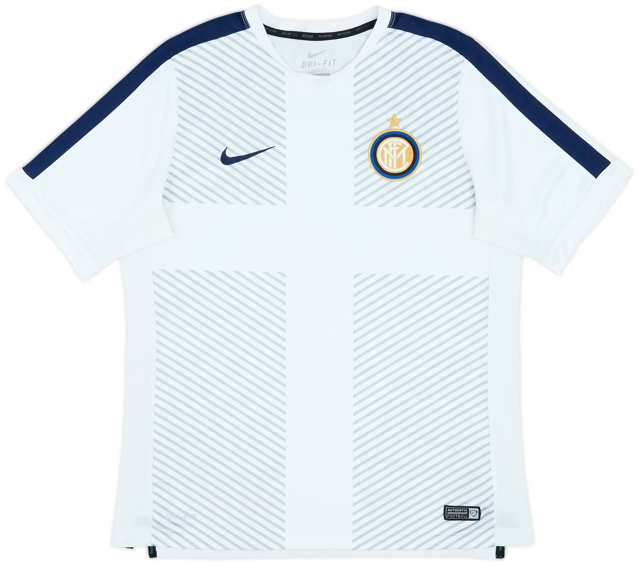 2014/15 Nike Inter Milan インテル ミラノ ゲームシャツ 2014-15 Inter Milan Nike Training Shirt - 7/10 - (L)