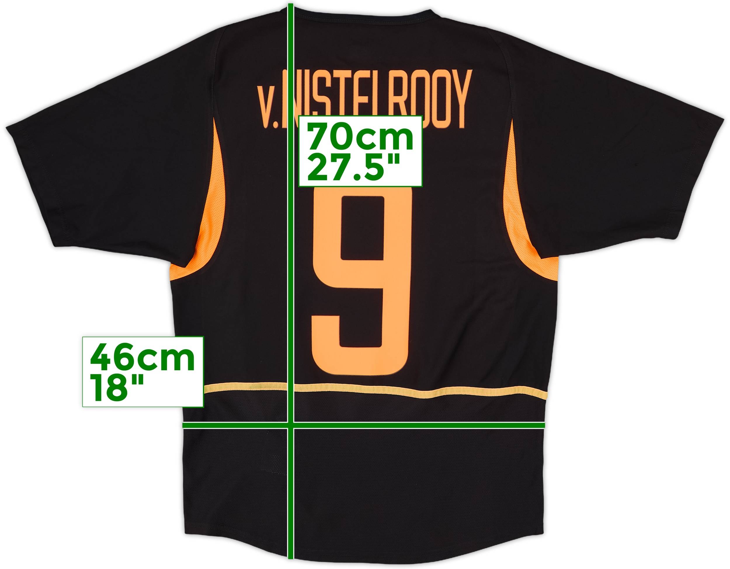 2002-04 Netherlands Away Shirt V.Nistelrooy #9 - 9/10 - (S)
