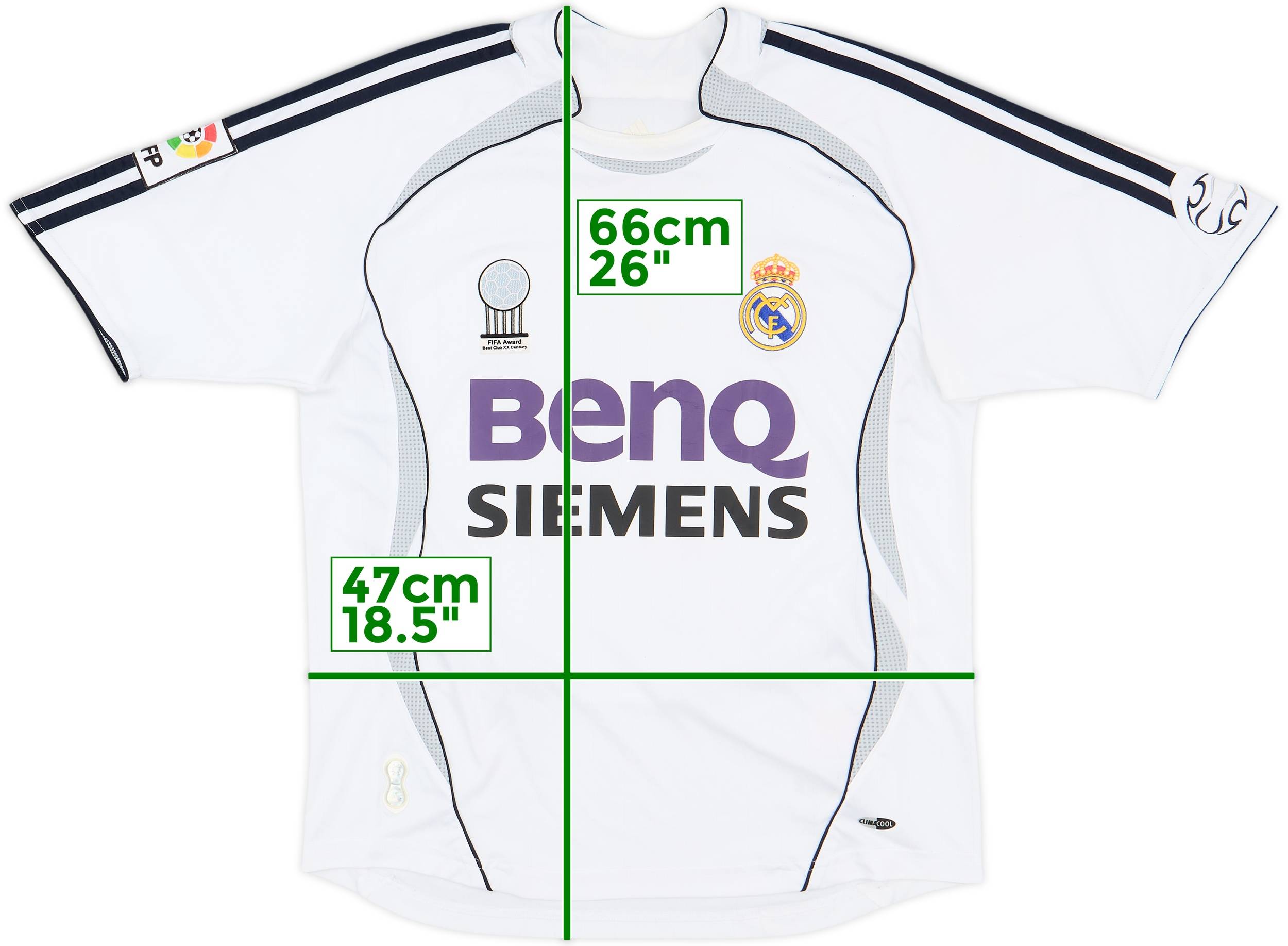 ウェア REAL MADRID - 2006/2007 (Home) The Retro Kit | Real Madrid 2006/2007 Home Kit