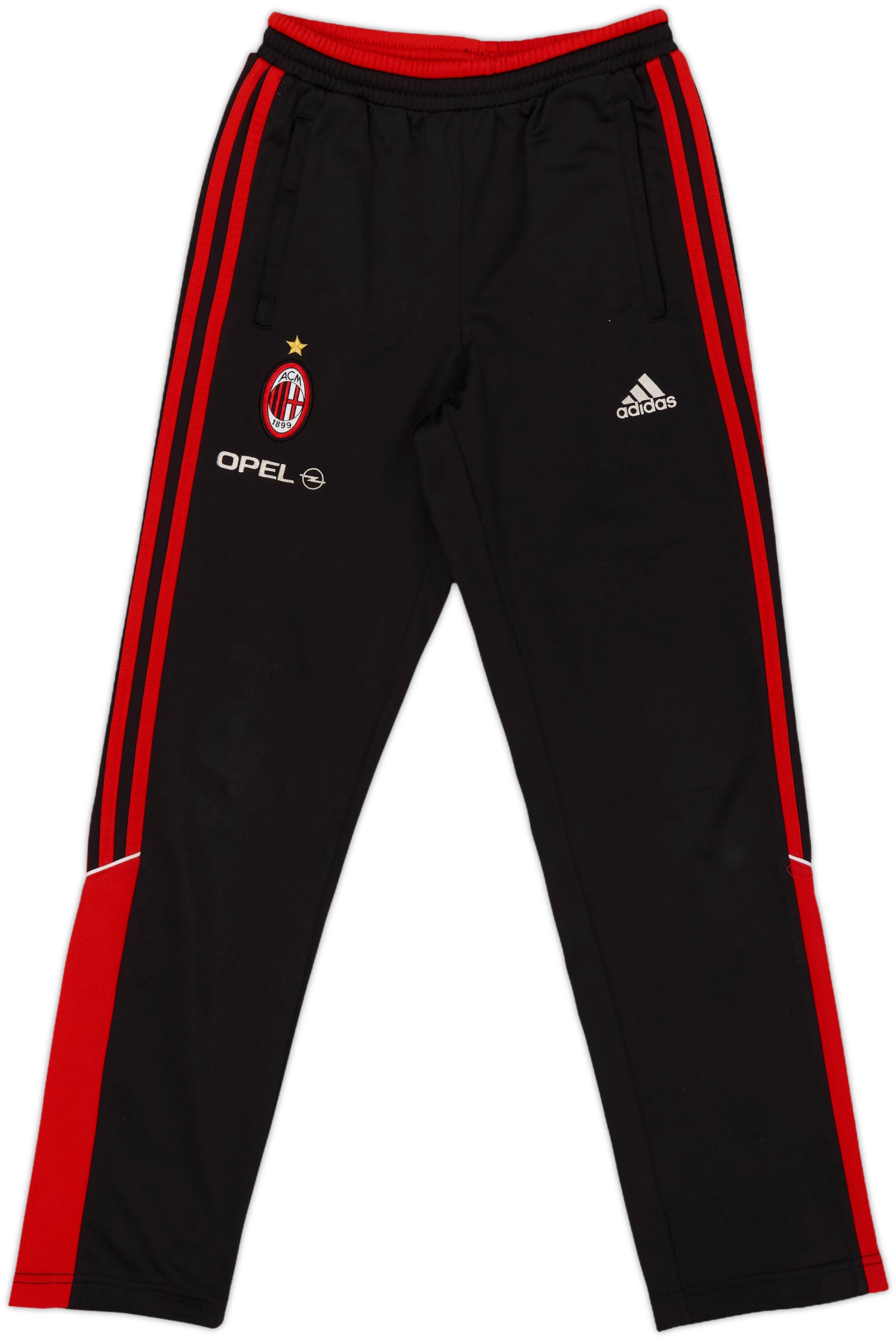 2001-02 AC Milan adidas Track Pants/Bottoms - 9/10 - (M.Boys)