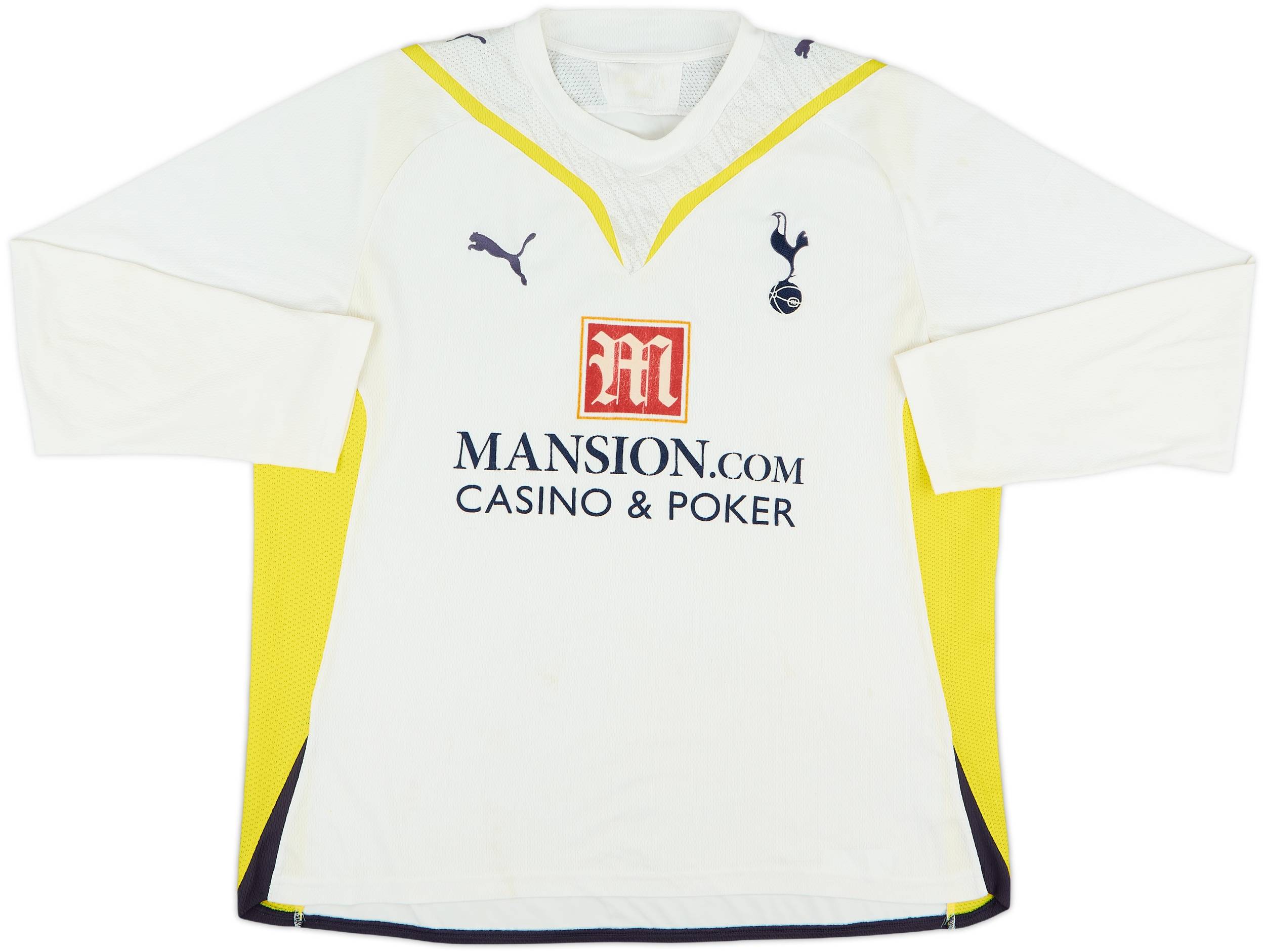 2009-10 Tottenham Home L/S Shirt - 5/10 - (XL)