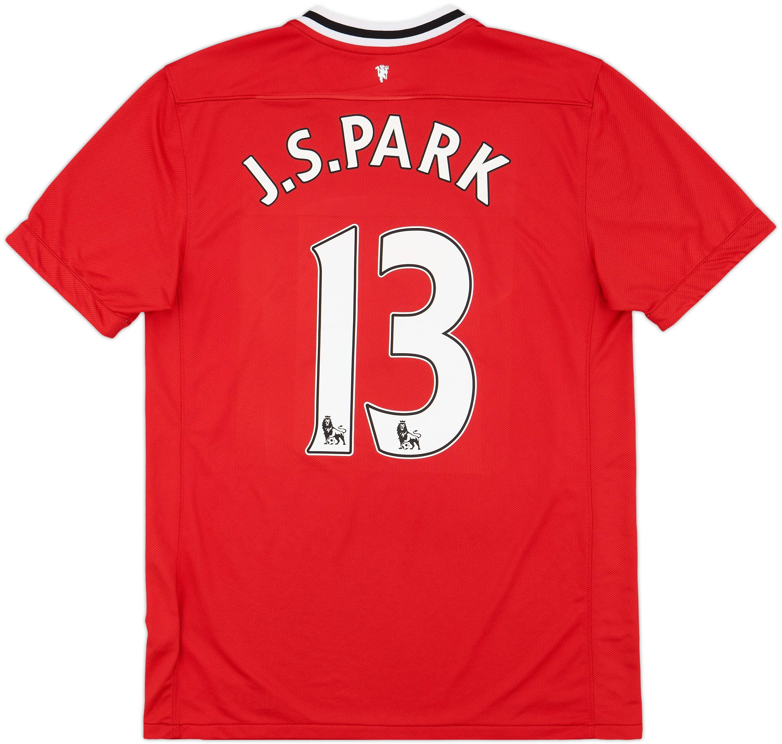 ウェア Nike Manchester United J.S. Park 13 2011-12 Manchester United Home Shirt J.S.Park #13 - 8/10 - (L)