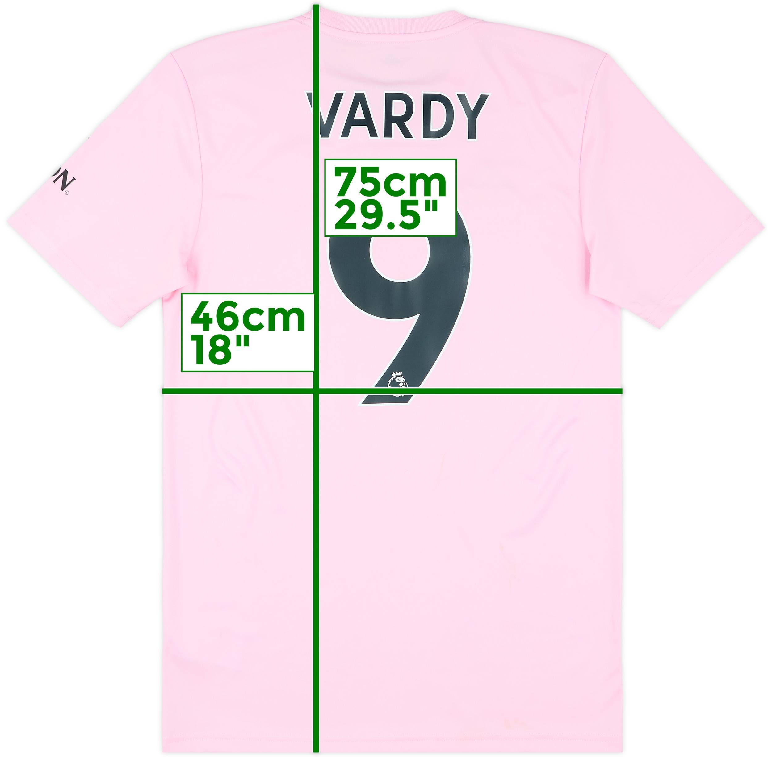 2019-20 Leicester Third Shirt Vardy #9 - 7/10 - (S)