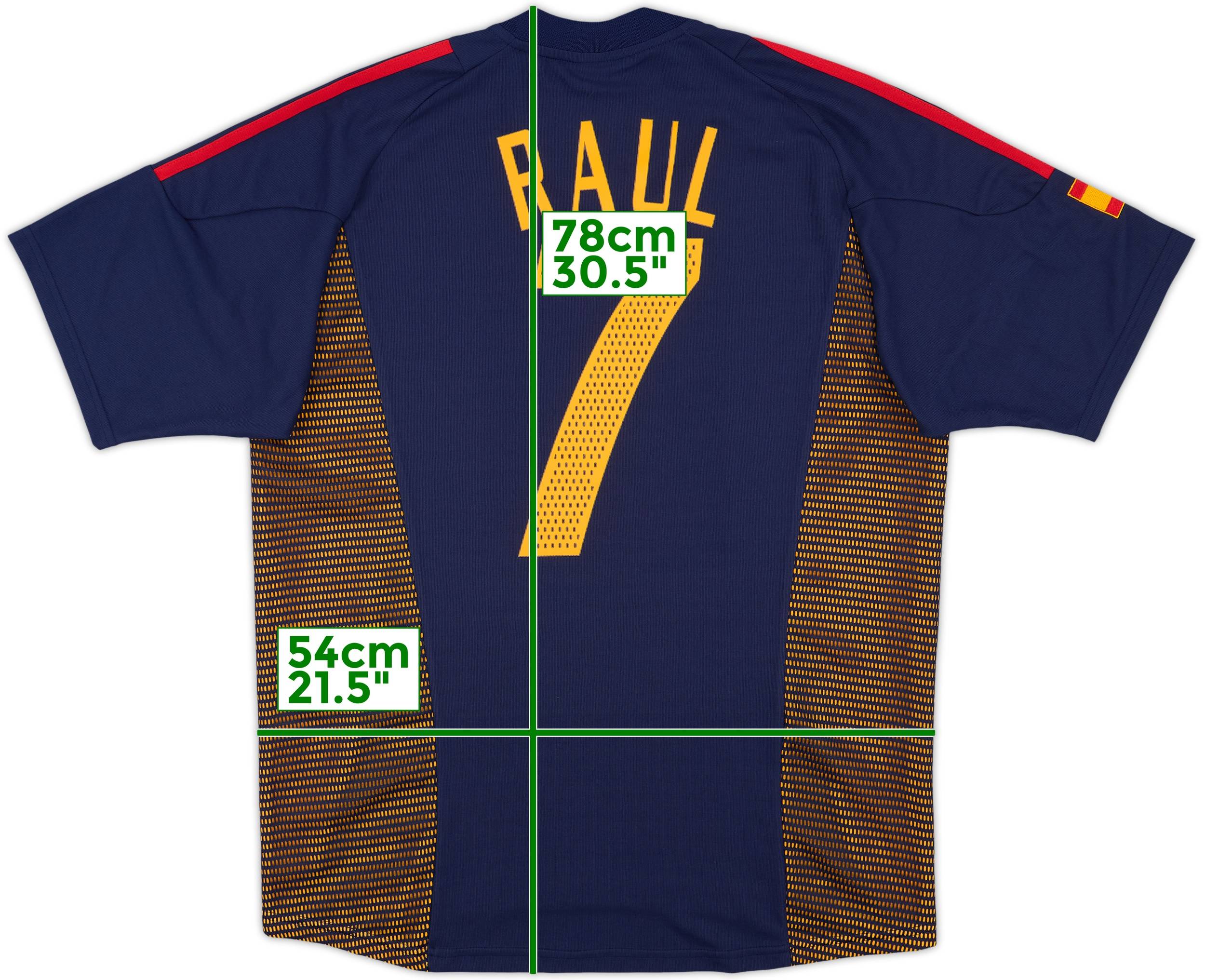 2002-04 Spain Third Shirt Raul #7 - 10/10 - (M)