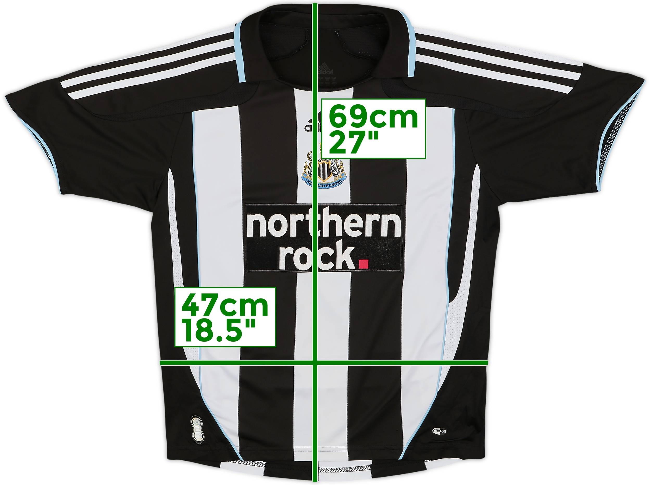 ニューカッスルユナイテッド 07/09 Newcastle United 2007-09 Newcastle Home Shirt - 7/10 - (L.Boys)
