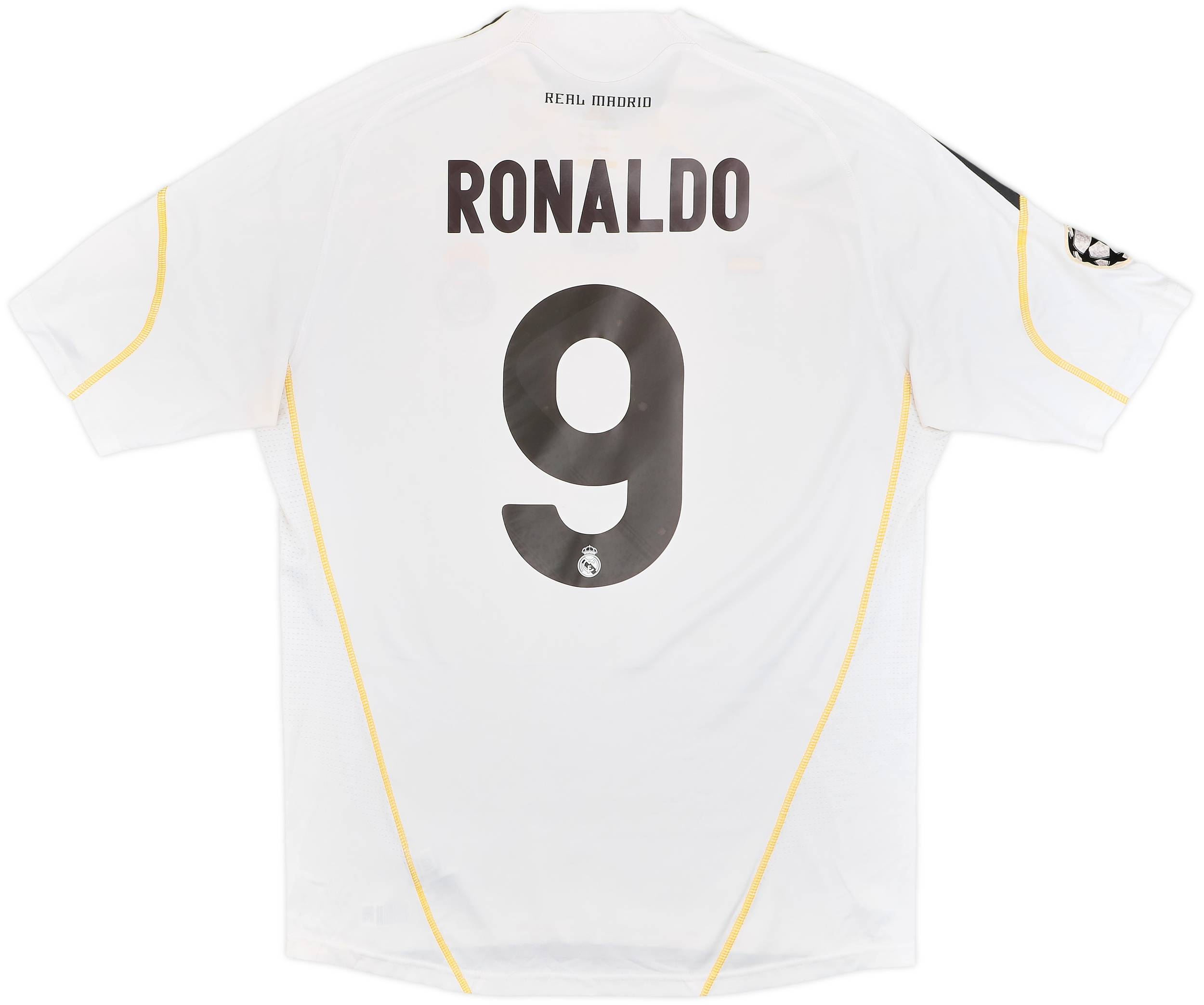 2009-10 Real Madrid Home Shirt Ronaldo #9 - 6/10 - (L)