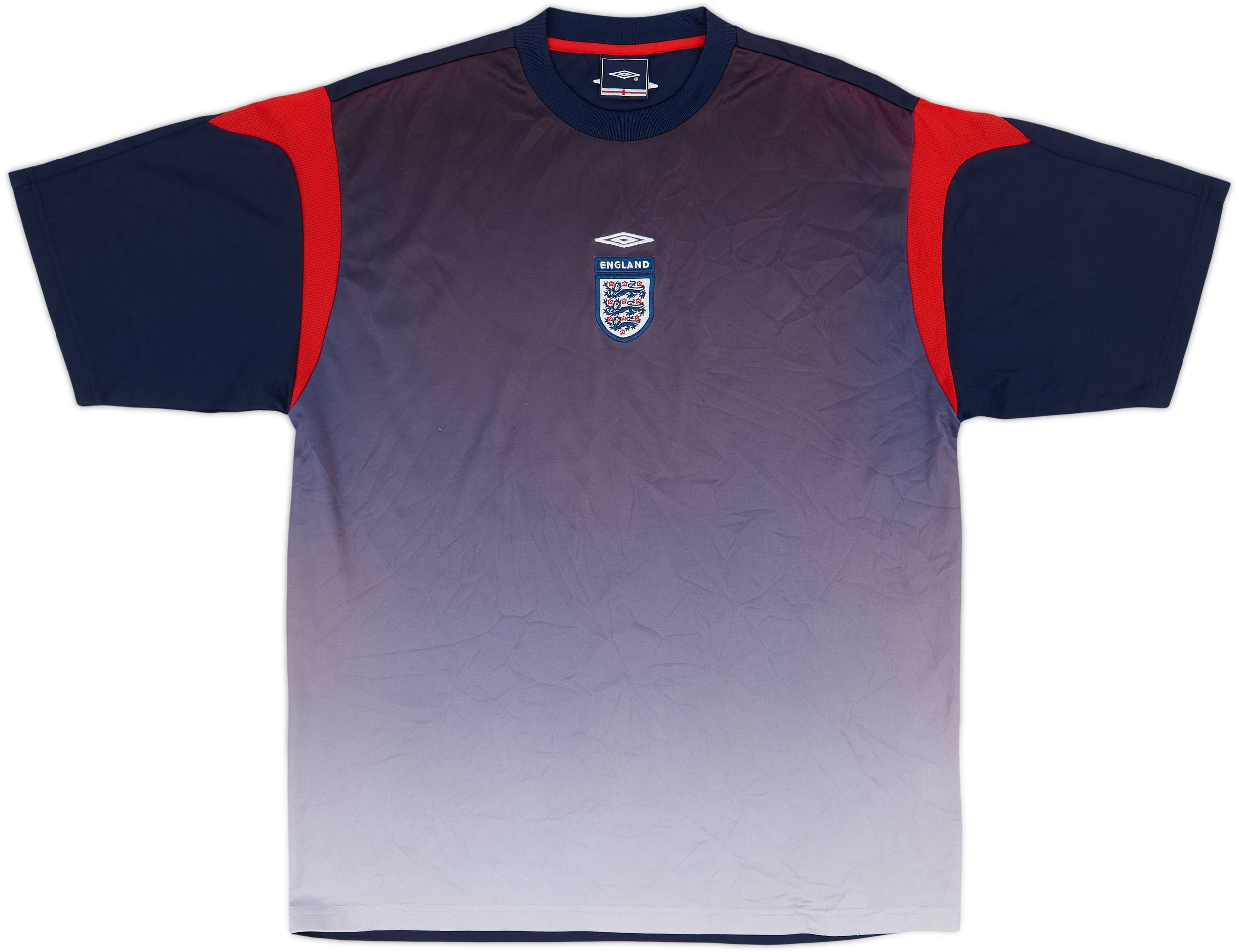 2003-04 England Umbro Training Shirt - 8/10 - (XL)