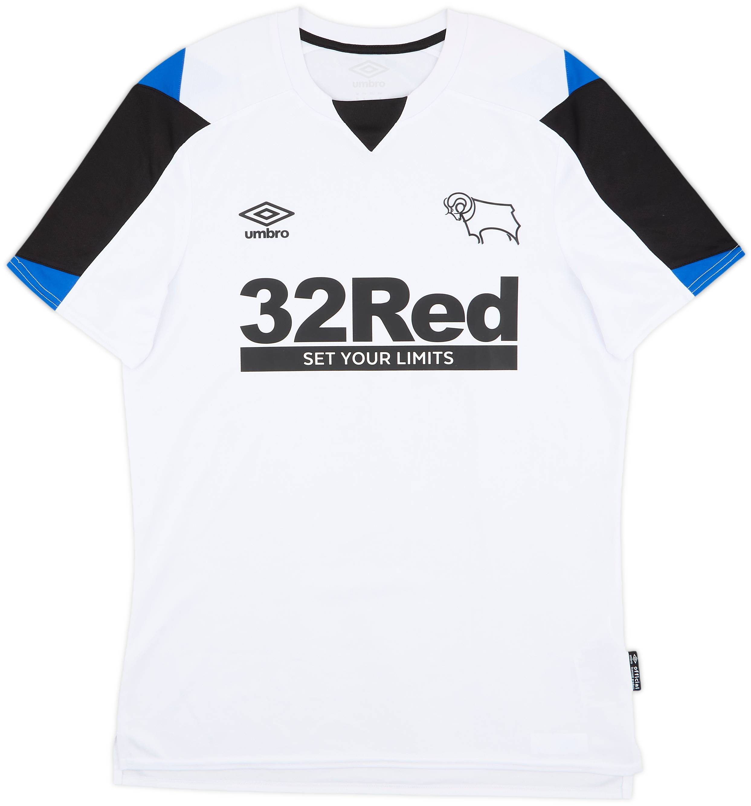 2021-22 Derby Home Shirt - 10/10 - (M)
