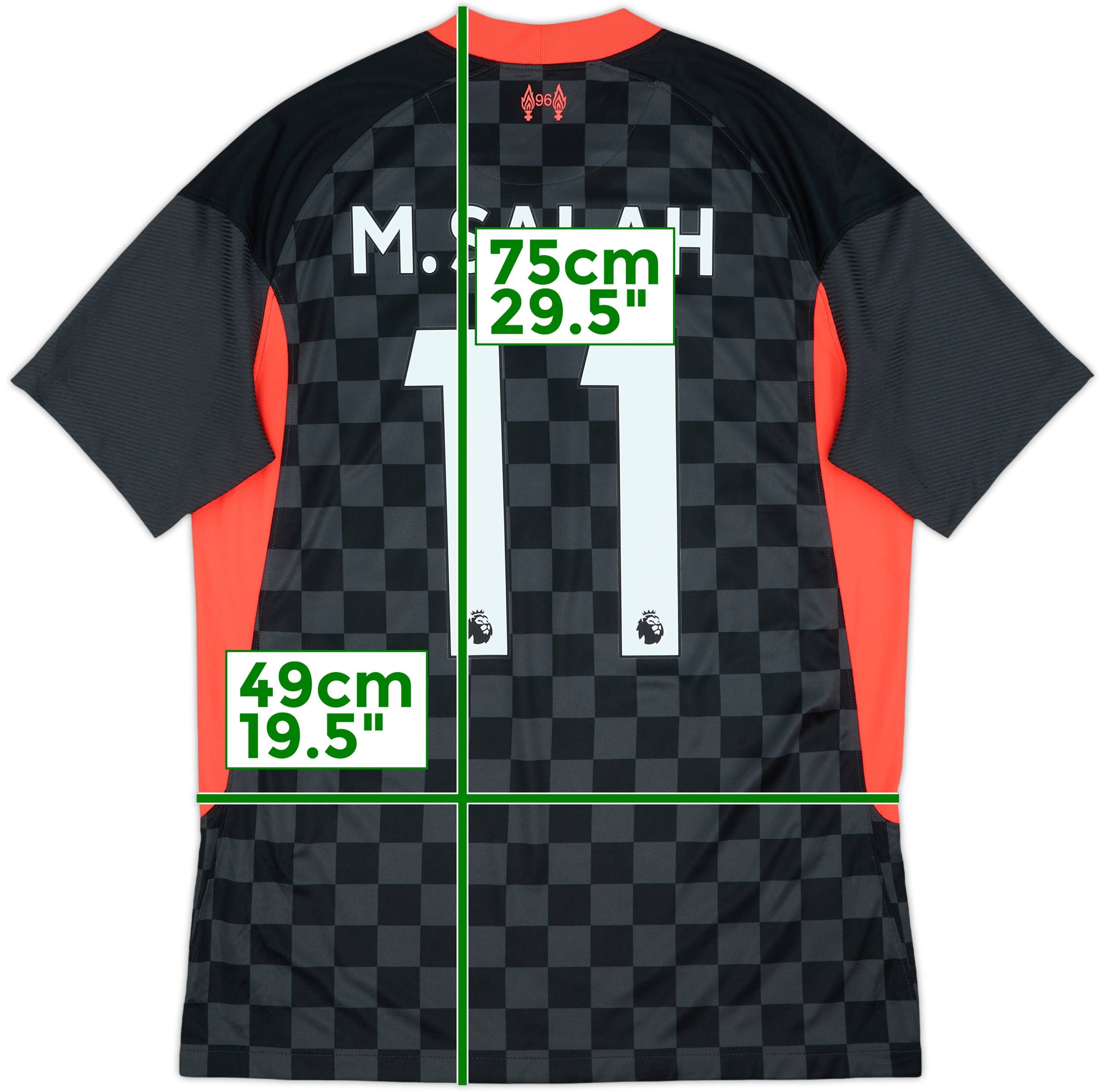 Liverpool M.SALAH 11 2020-21ホーム 2021-22 Liverpool Home Shirt M.Salah #11 - 8/10 - (S)