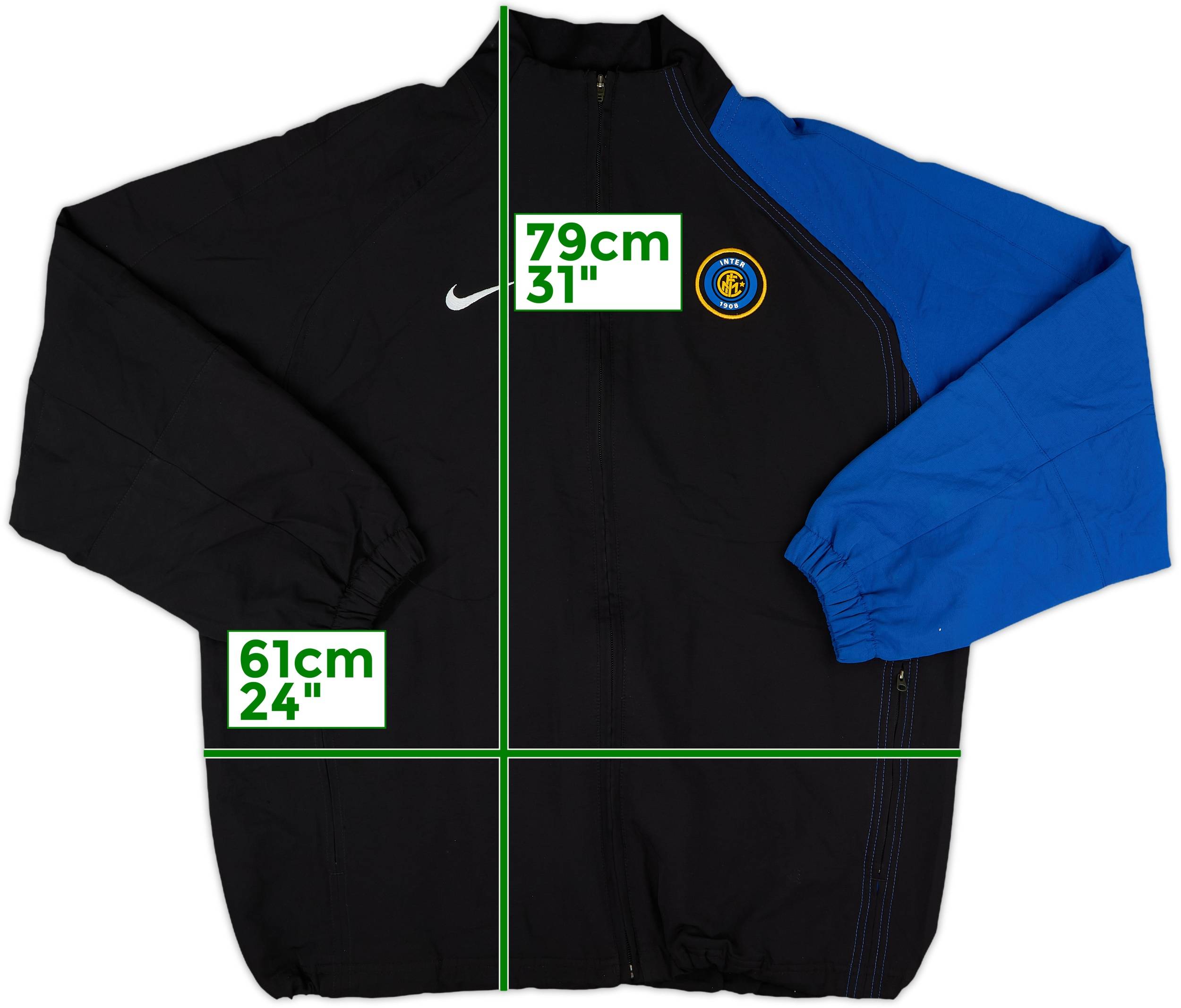 レア 00s NIKE Inter Milan トレーニングウェア INTER MILAN 1999 2000 FOOTBALL SOCCER TRAINING JACKET NIKE