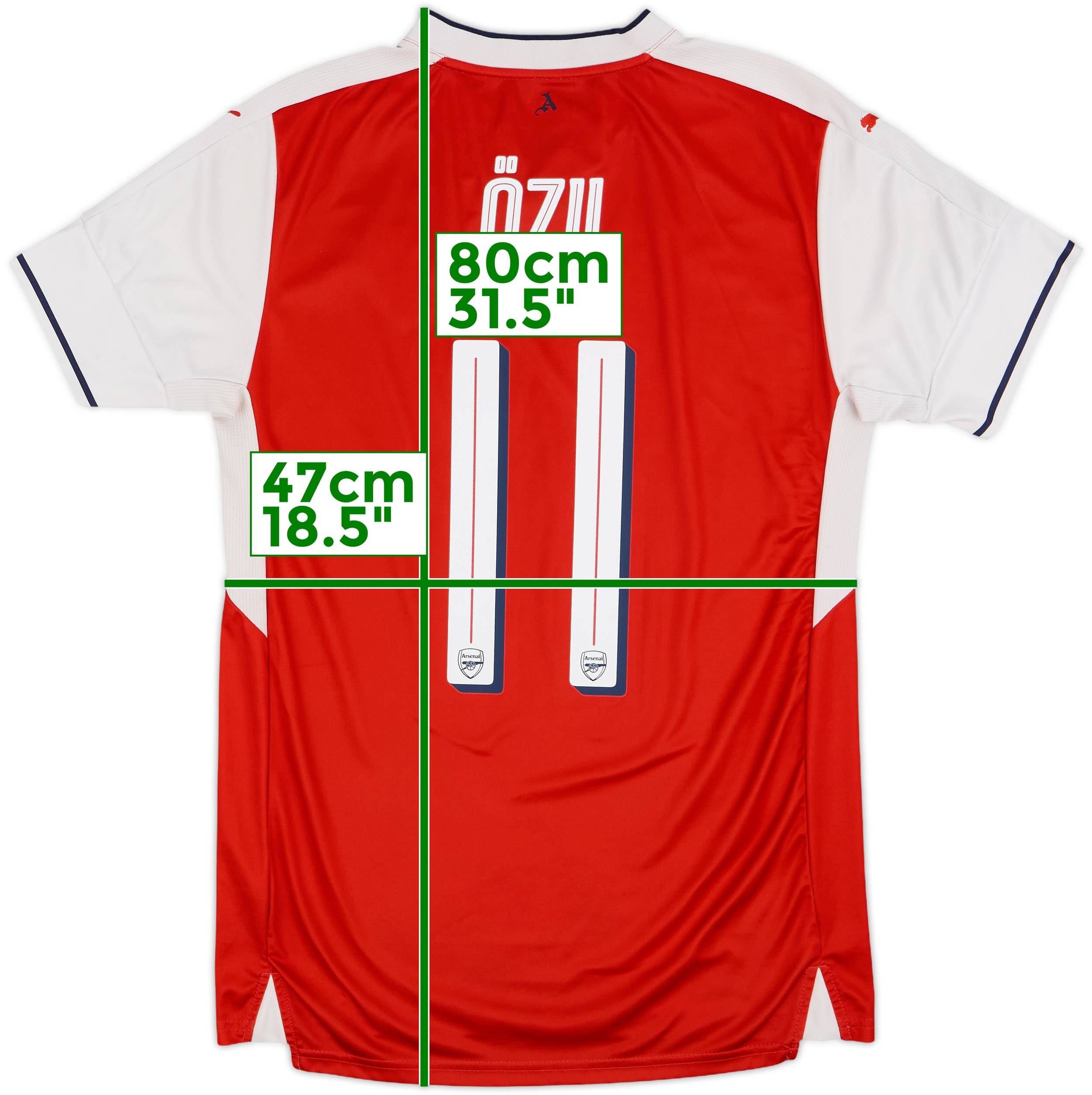 【美品】アーセナル ÖZIL 11 シャツ 美品】アーセナル ÖZIL 11 シャツ Mesut Ozil #11 Jersey