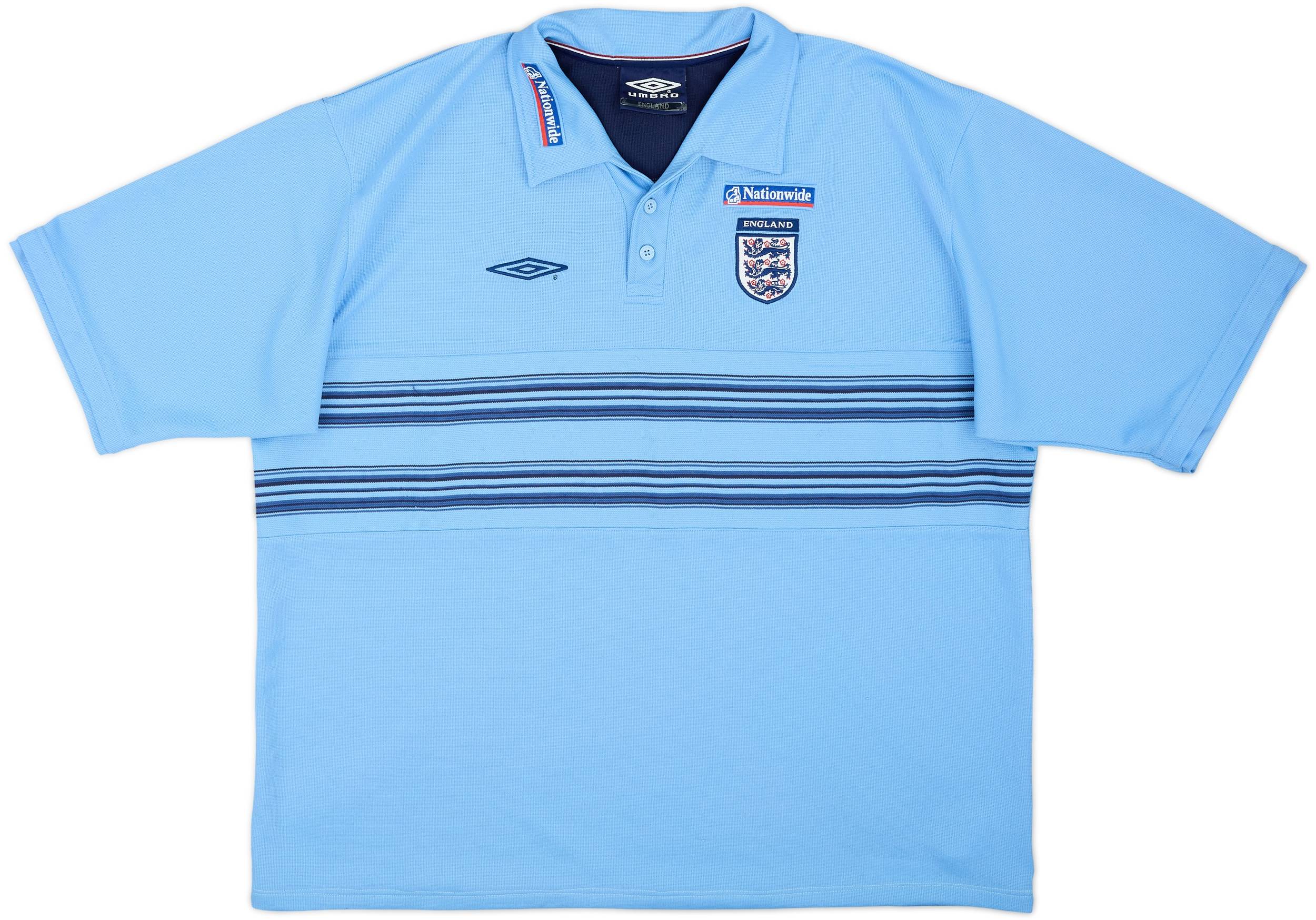 ウェア 00s UMBRO ENGLAND Polo Shirt Descente UK 2000-01 England Umbro Polo Shirt - 7/10 - (XXL)
