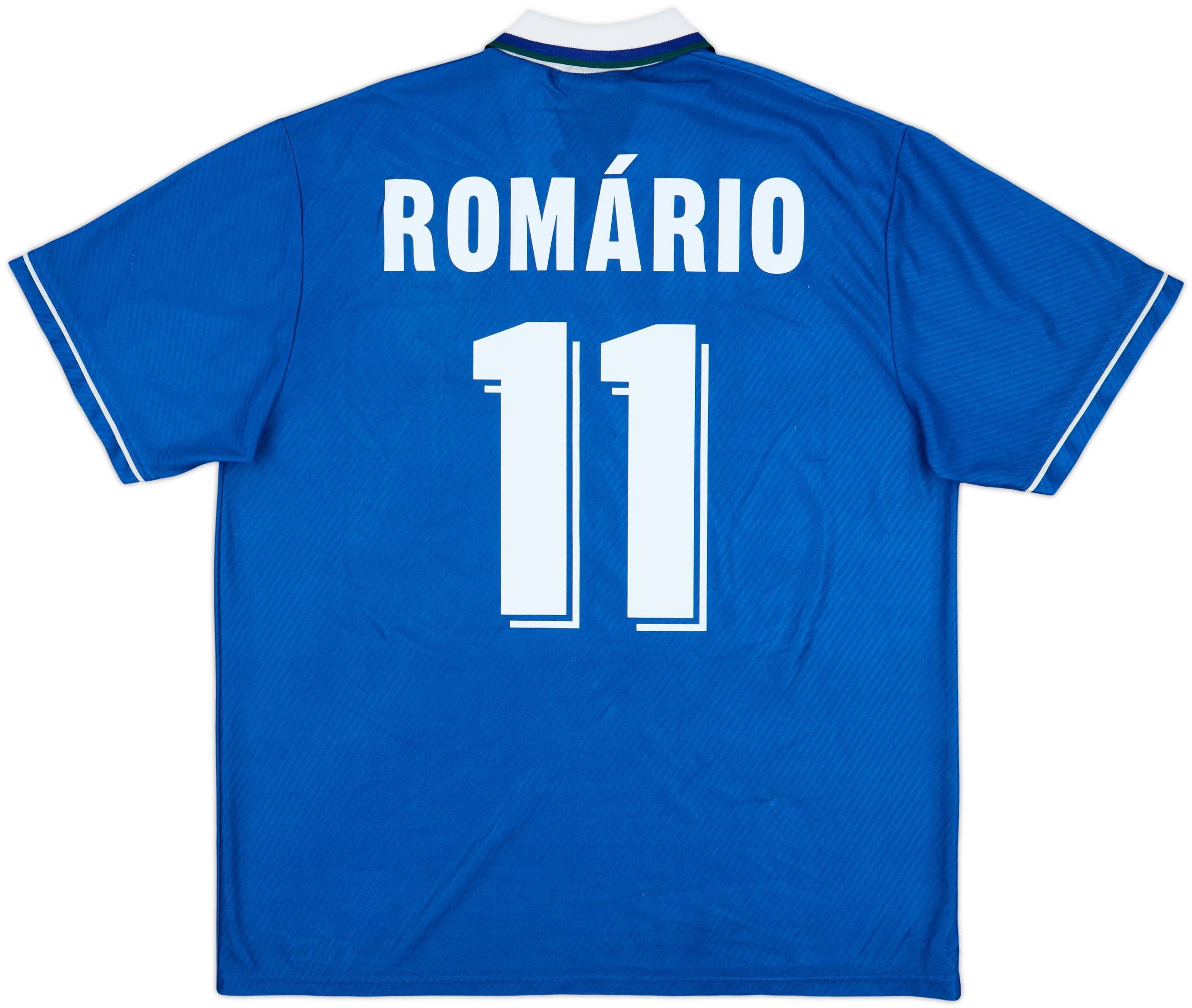 1994-97 Brazil Away Shirt Romario #11 - 8/10 - (XL)