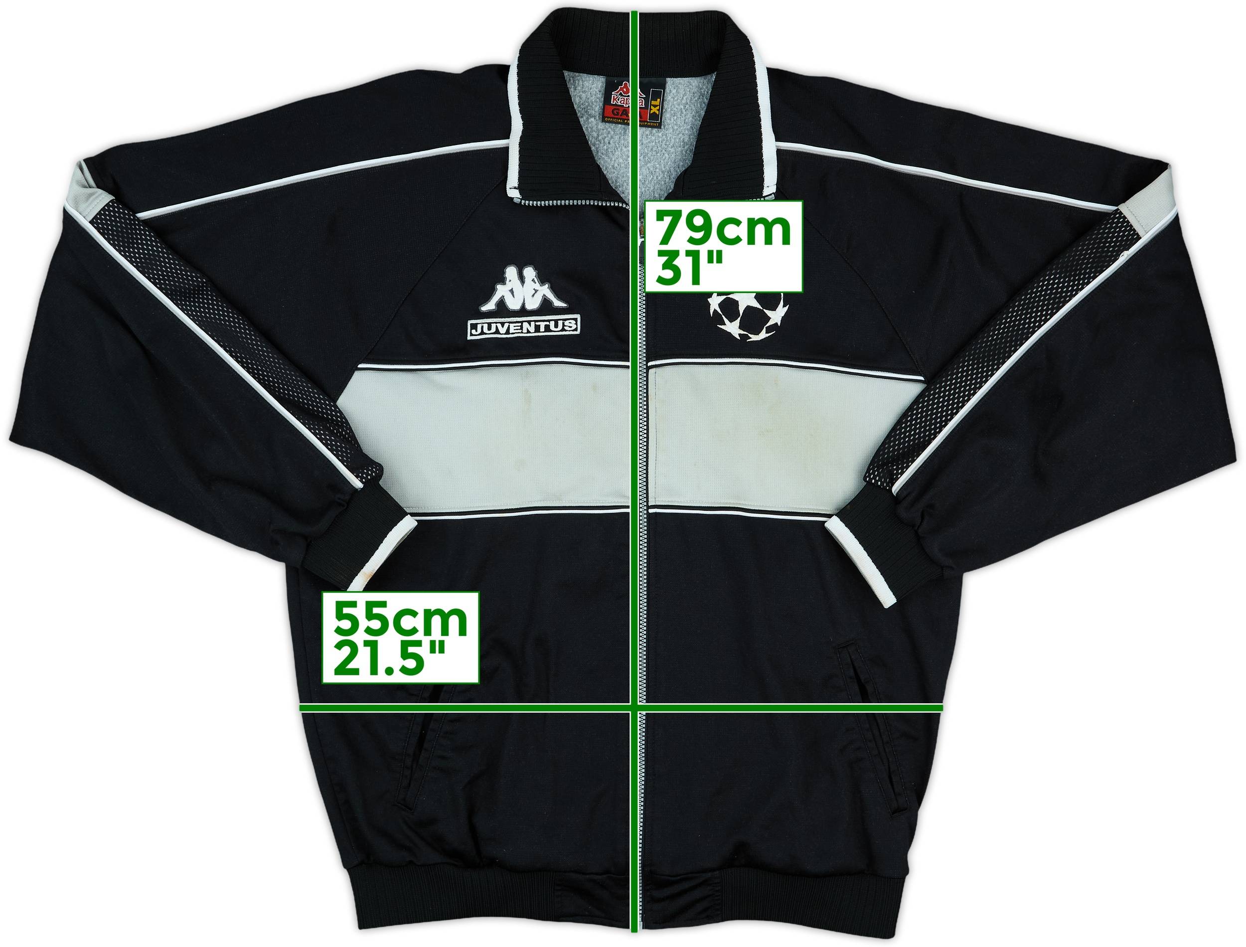 1994-95 Juventus Kappa Track Jacket - 8/10 - (XL)