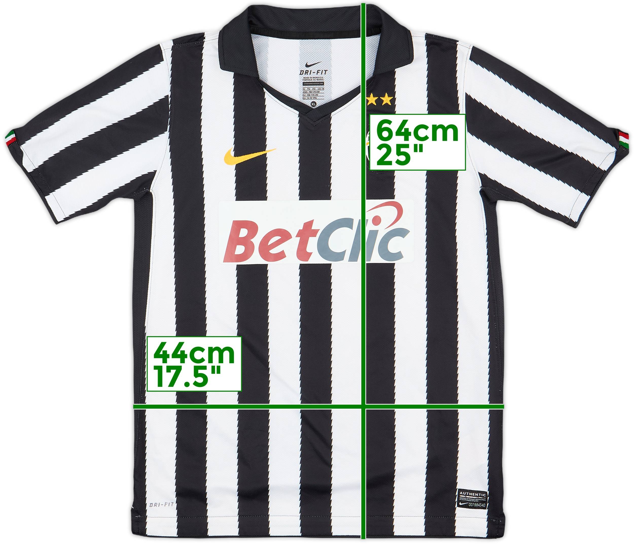 2010-11 Juventus Home Shirt - 9/10 - (XL.Boys)