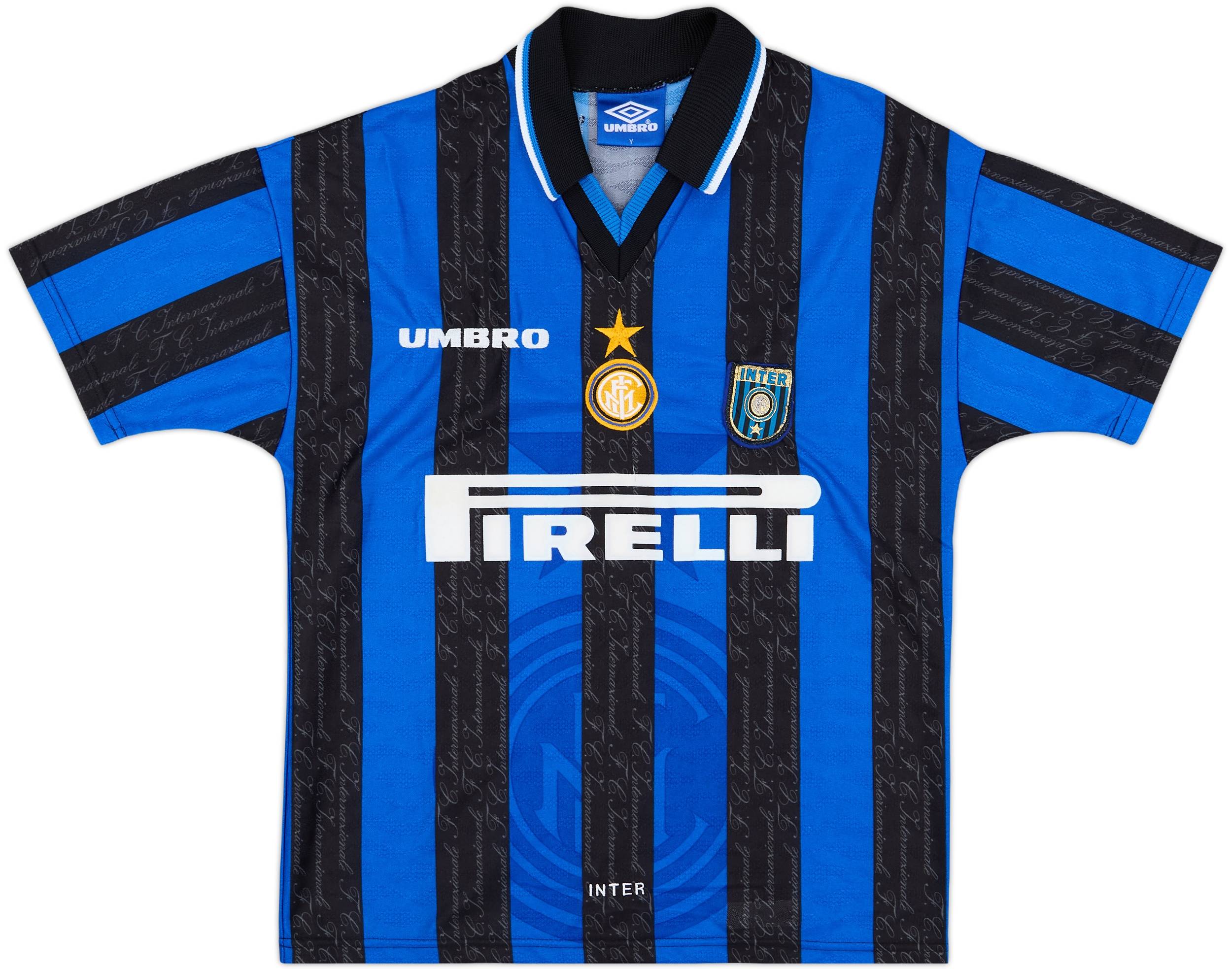 ウェア 90s umbro Inter Milano uniform shirt y2k 90s umbro Inter Milano uniform shirt y2k - メルカリ
