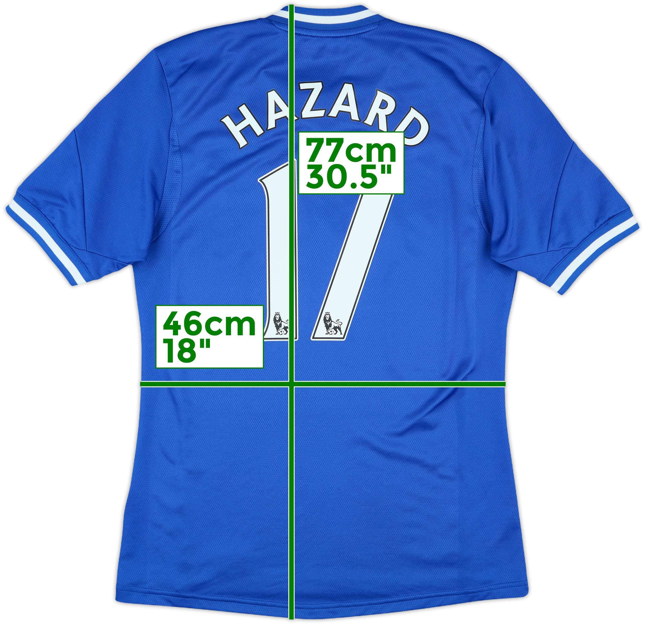 Chelsea HAZARD 10 シャツ 2018-19 Chelsea Authentic Home Shirt Hazard #10 (M)