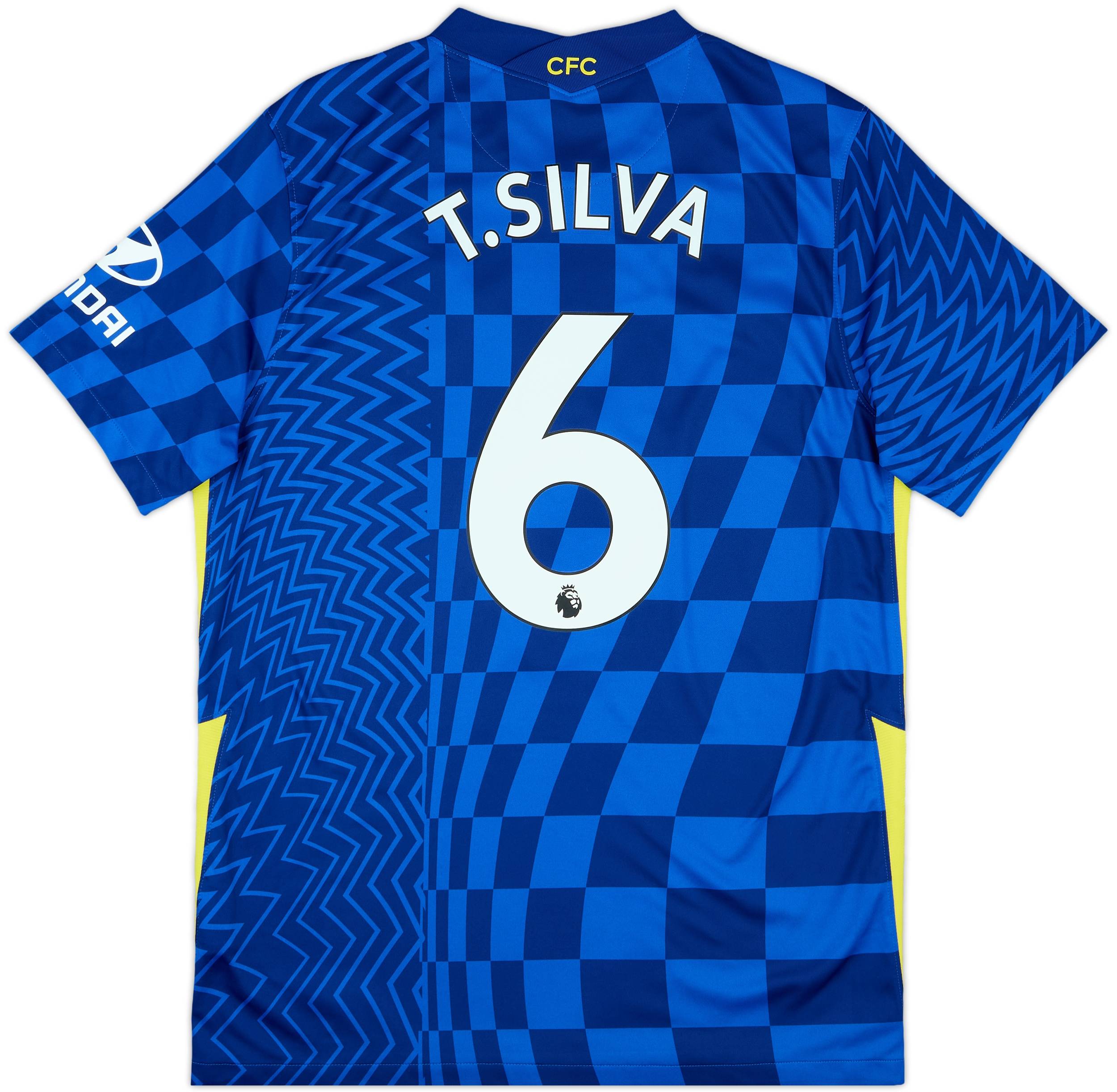【新品未使用】Nike Chelsea FC T.SILVA シャツ Mサイズ Nike Chelsea Home T.Silva 6 Jersey 2023-2024 (Premier League)