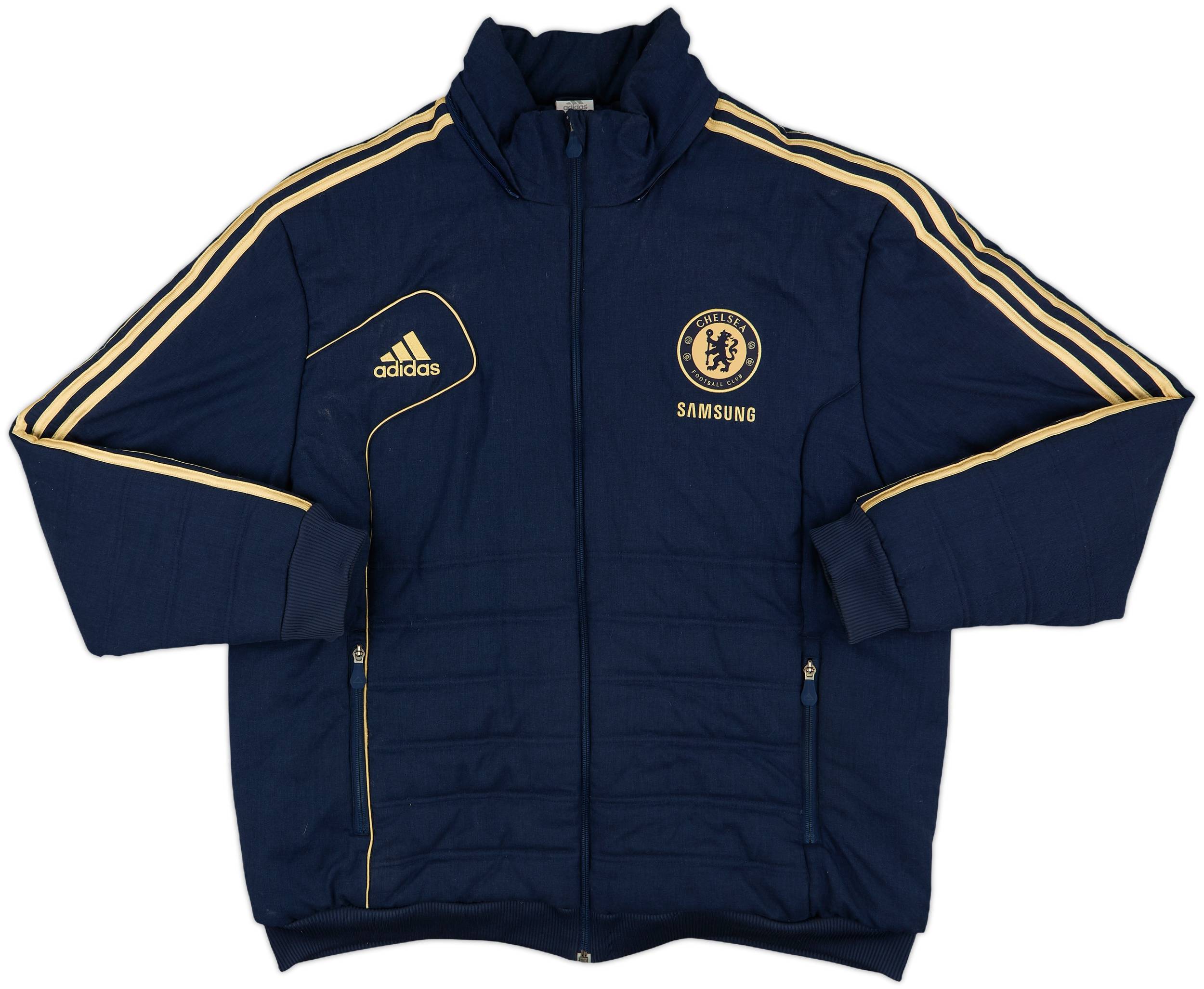 2012-13 Chelsea adidas Padded Bench Coat - 7/10 - (XL)
