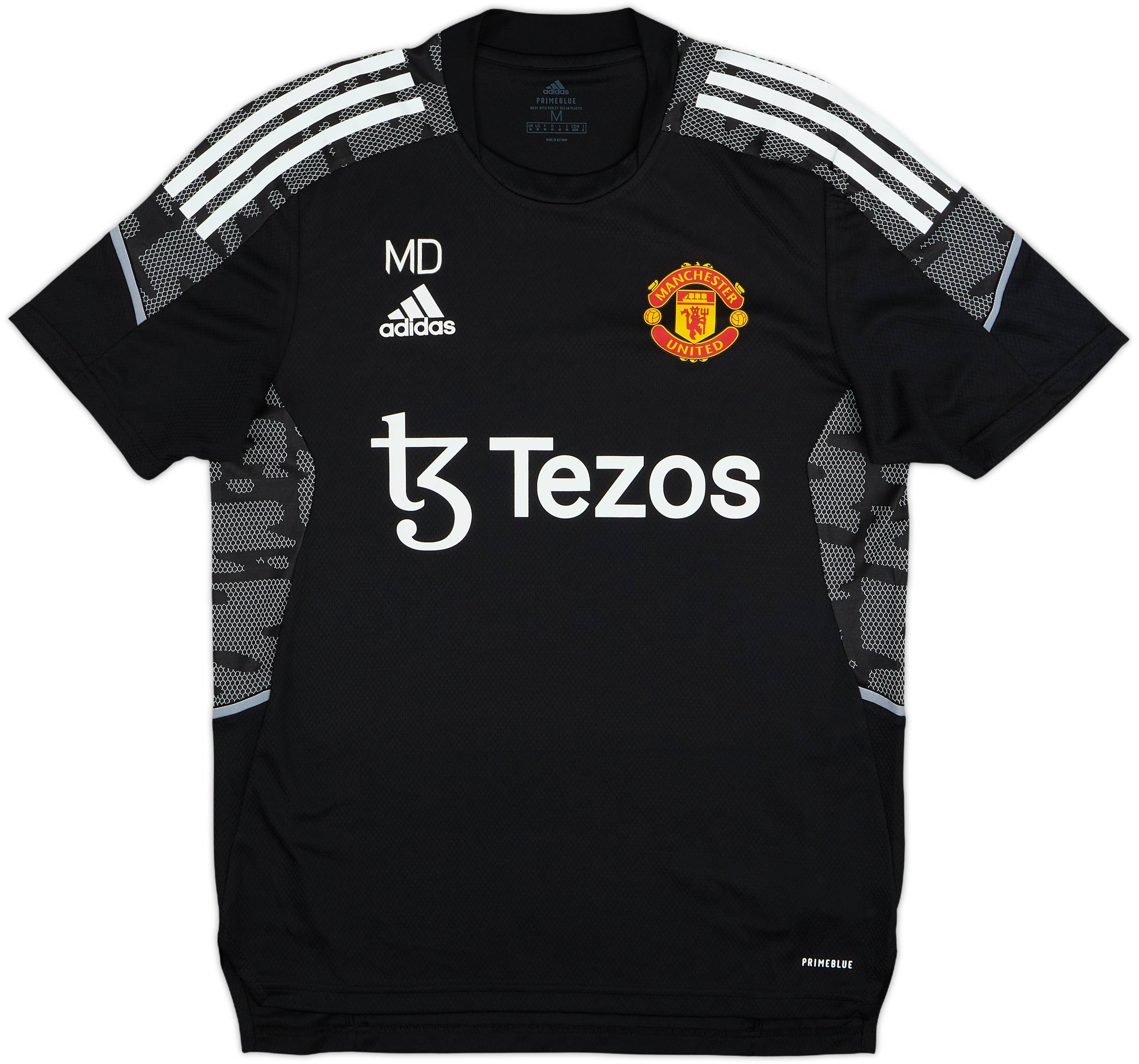2020-21 Manchester United Staff Issue adidas Training Shirt 'MD