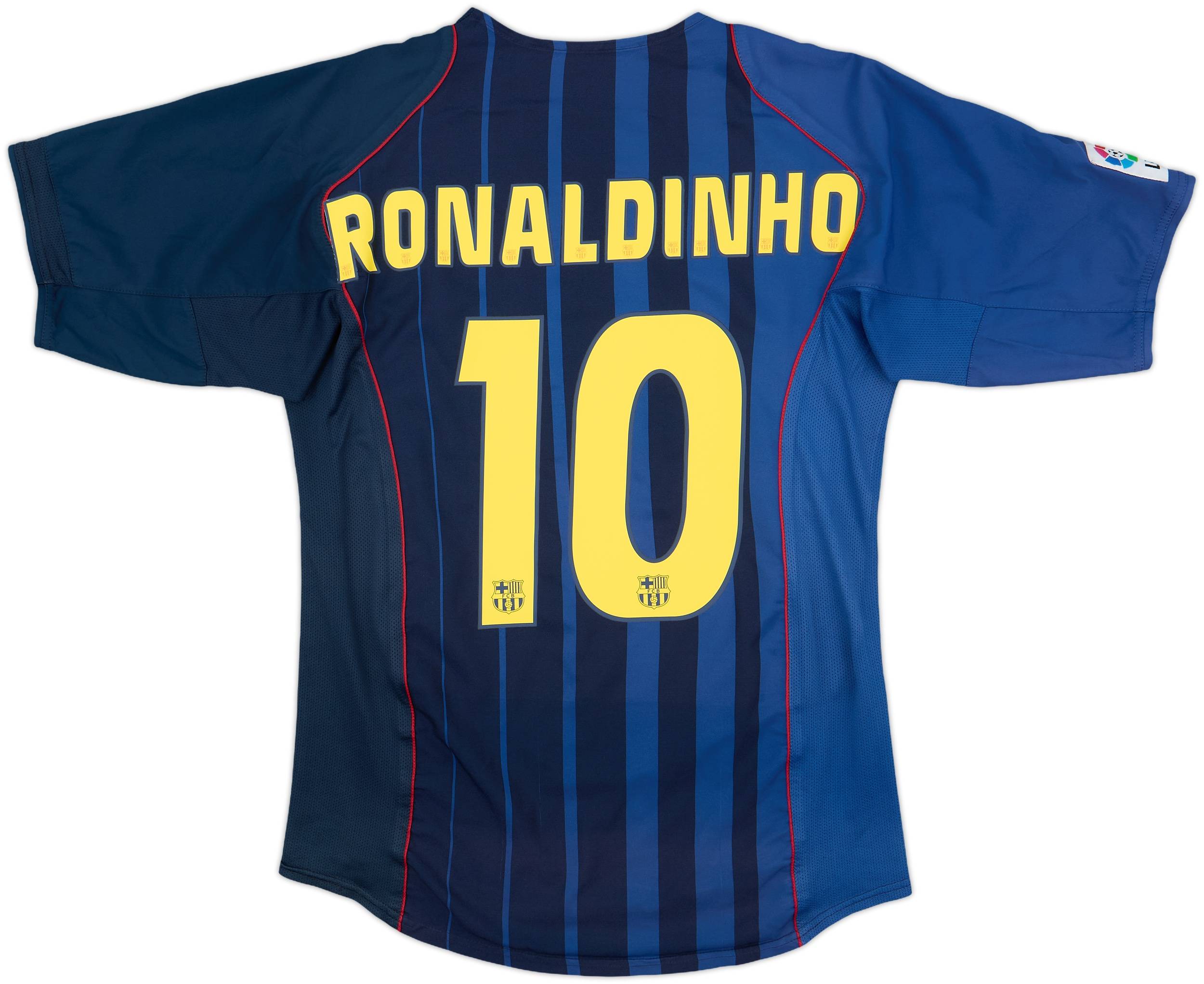 バルセロナ04/05（H）CLモデル #10 RONALDINHO 選手支給品 Ronaldinho 10 XL Jersey FC Barcelona 2004 2005 Home Maglia Nike